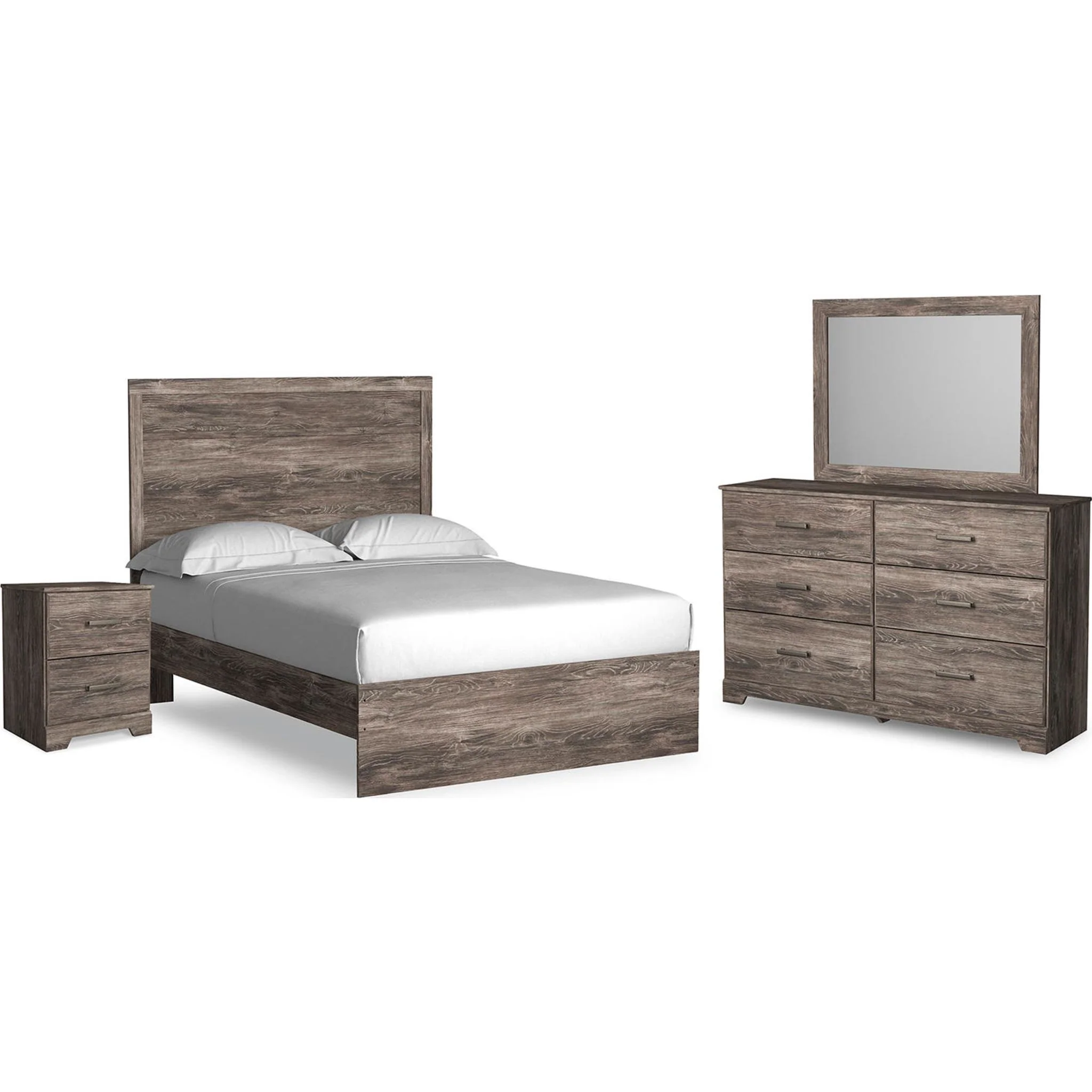 Ralinksi 6 Piece Panel Bedroom - Gray - Image 8
