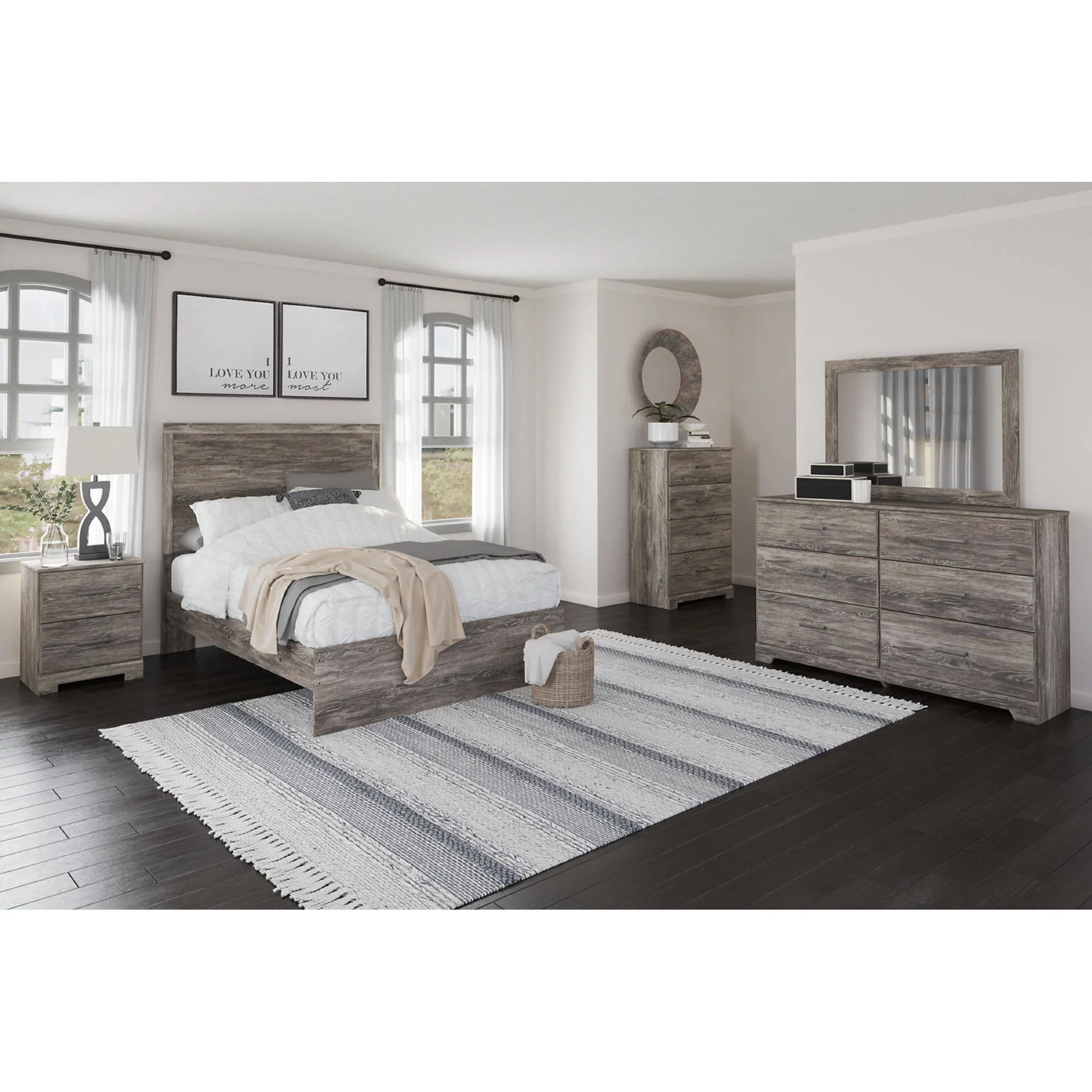 Ralinksi Panel Bed - Gray - Image 19