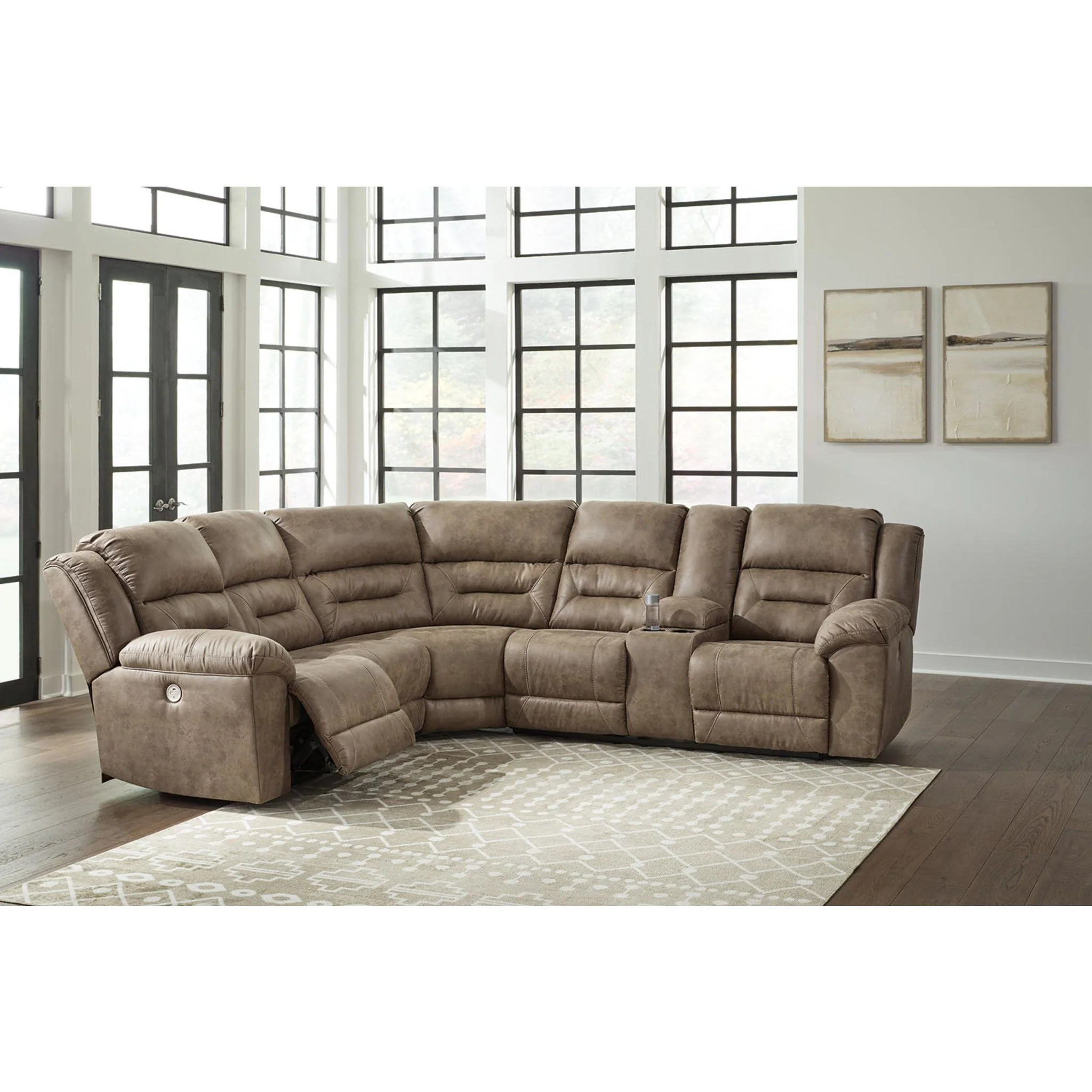 Ravenel 3 Piece Power Reclining Sectional - Image 2