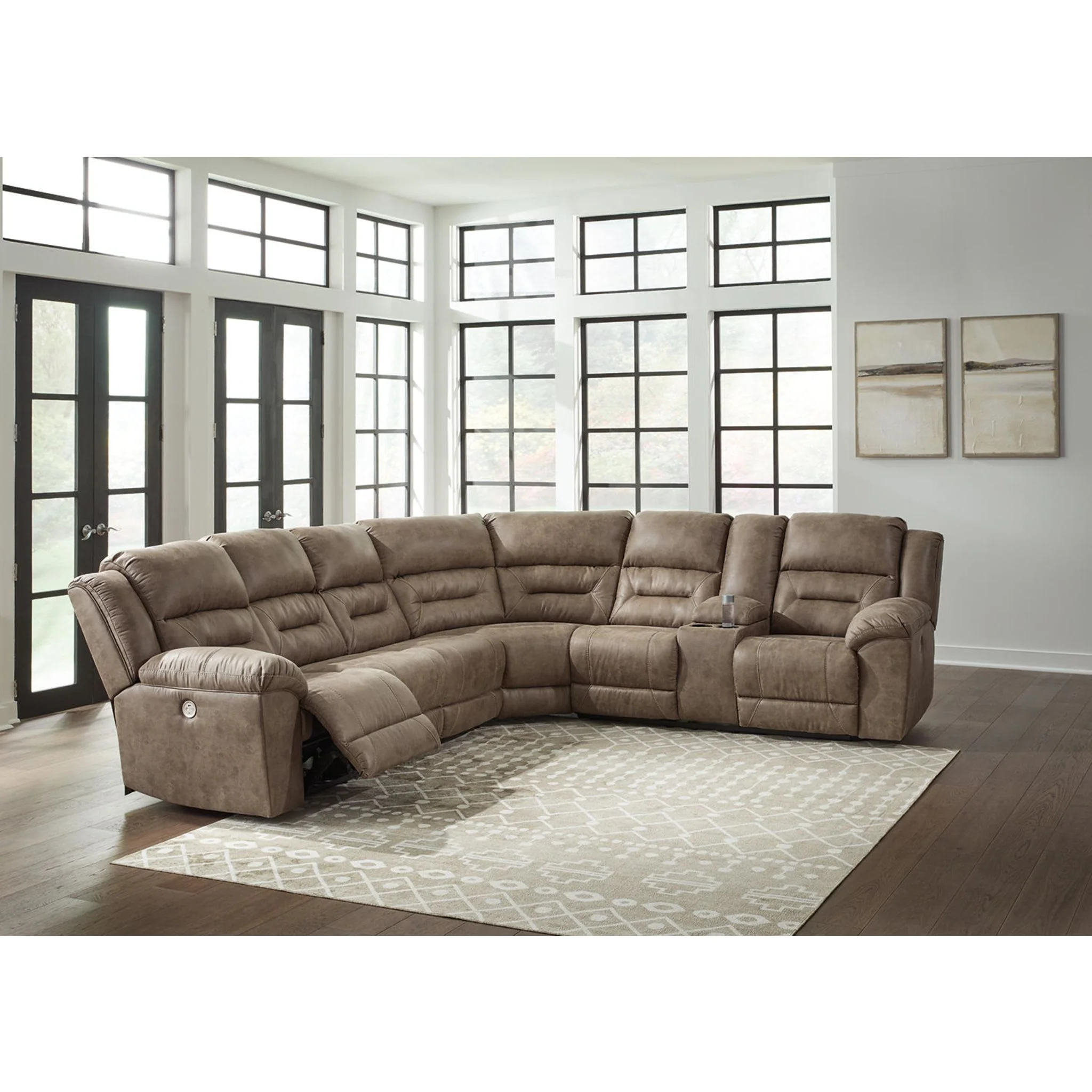Ravenel 4 Piece Power Reclining Sectional - Image 2