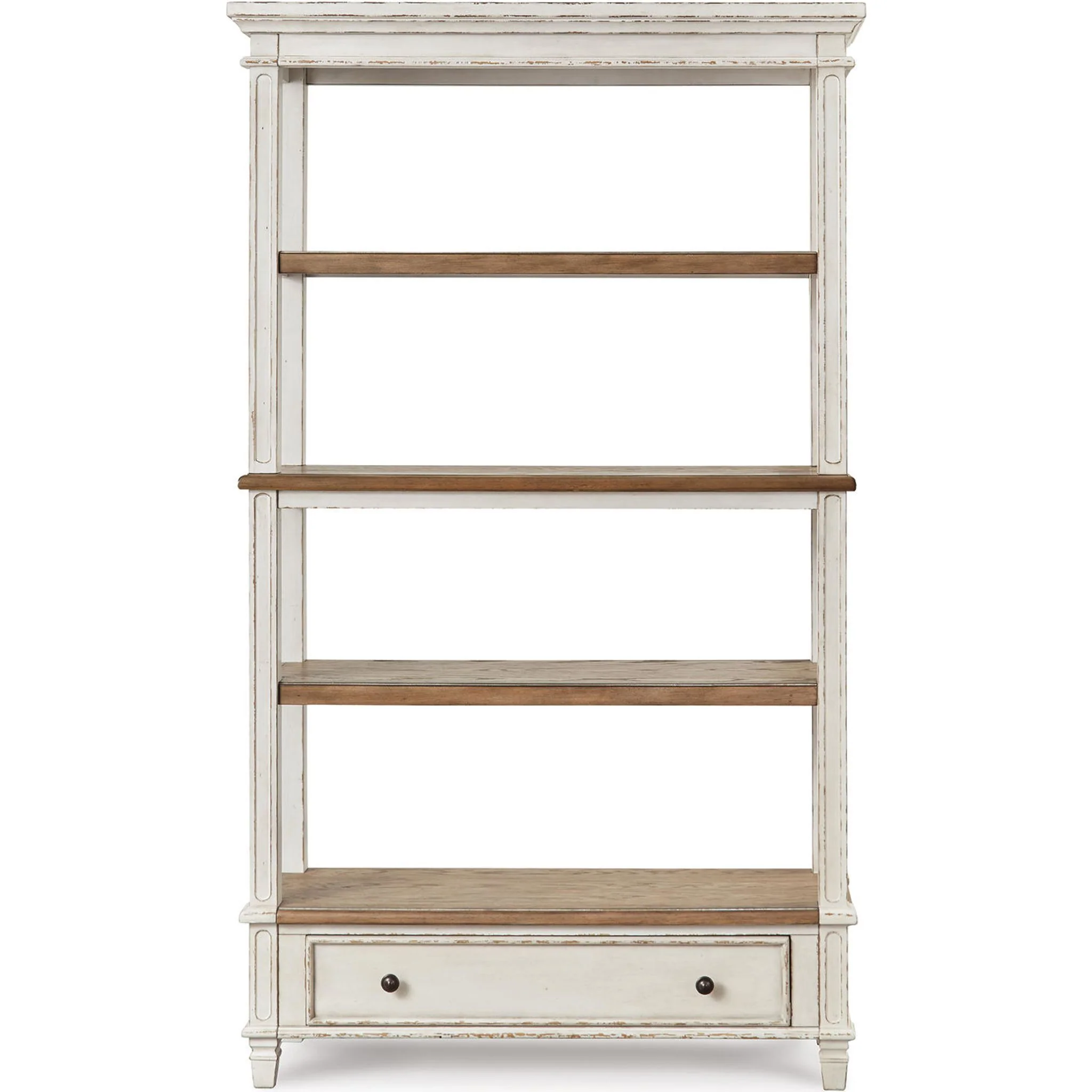 Realyn Bookcase - Brown/White - Image 10
