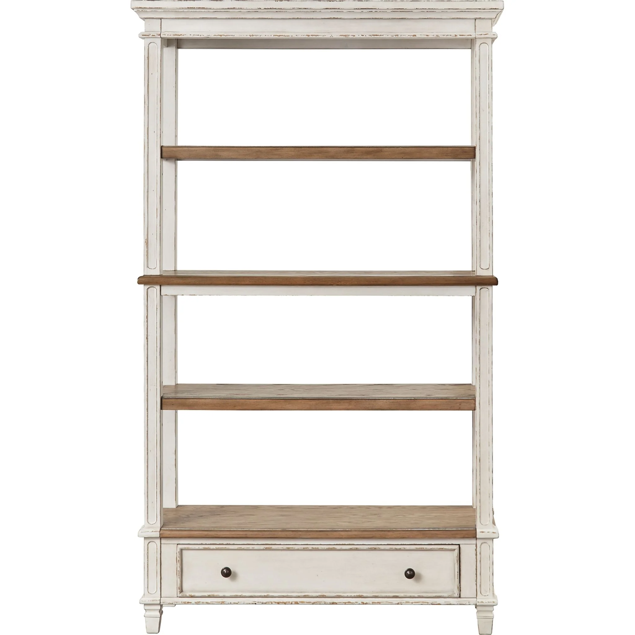 Realyn Bookcase - Brown/White - Image 3