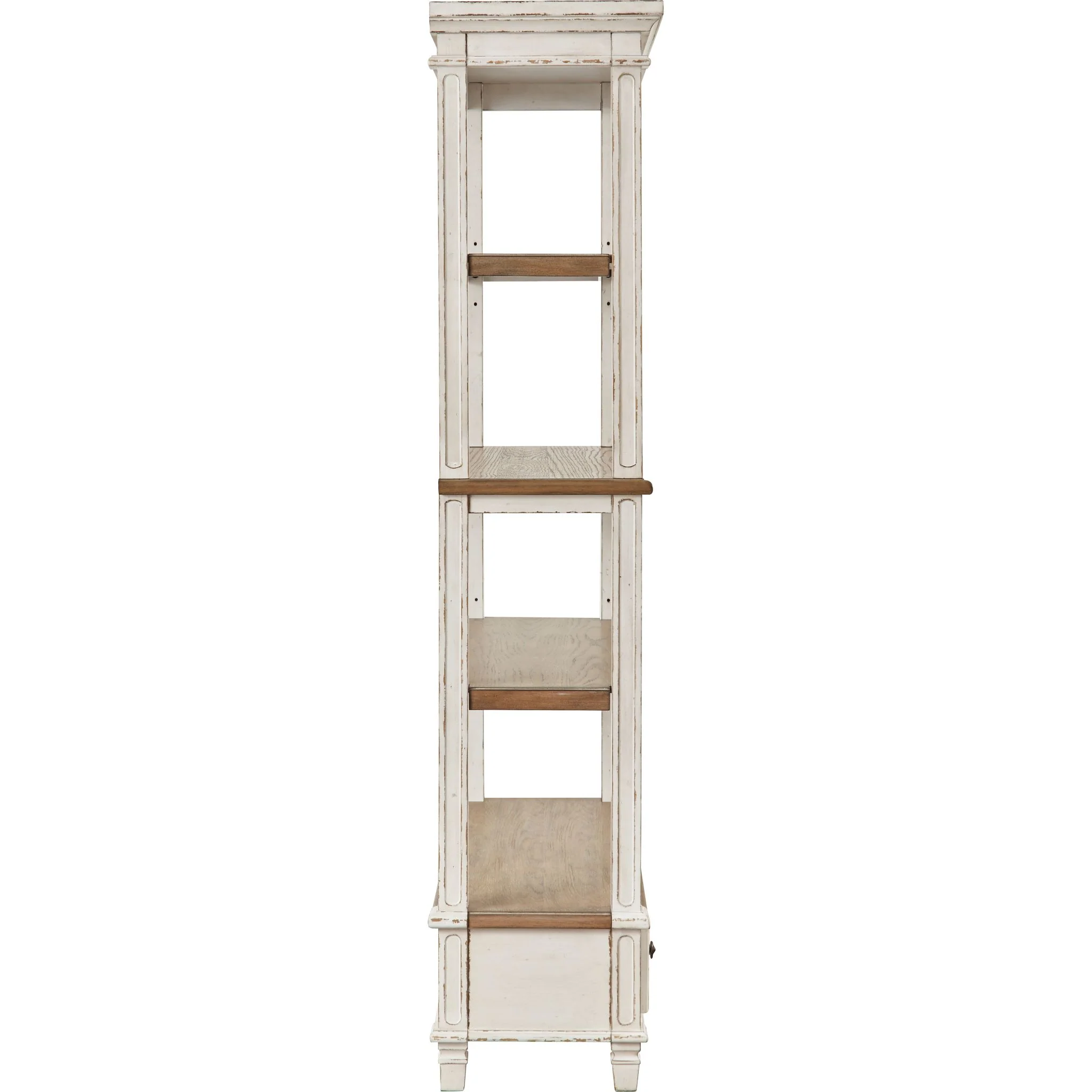 Realyn Bookcase - Brown/White - Image 4