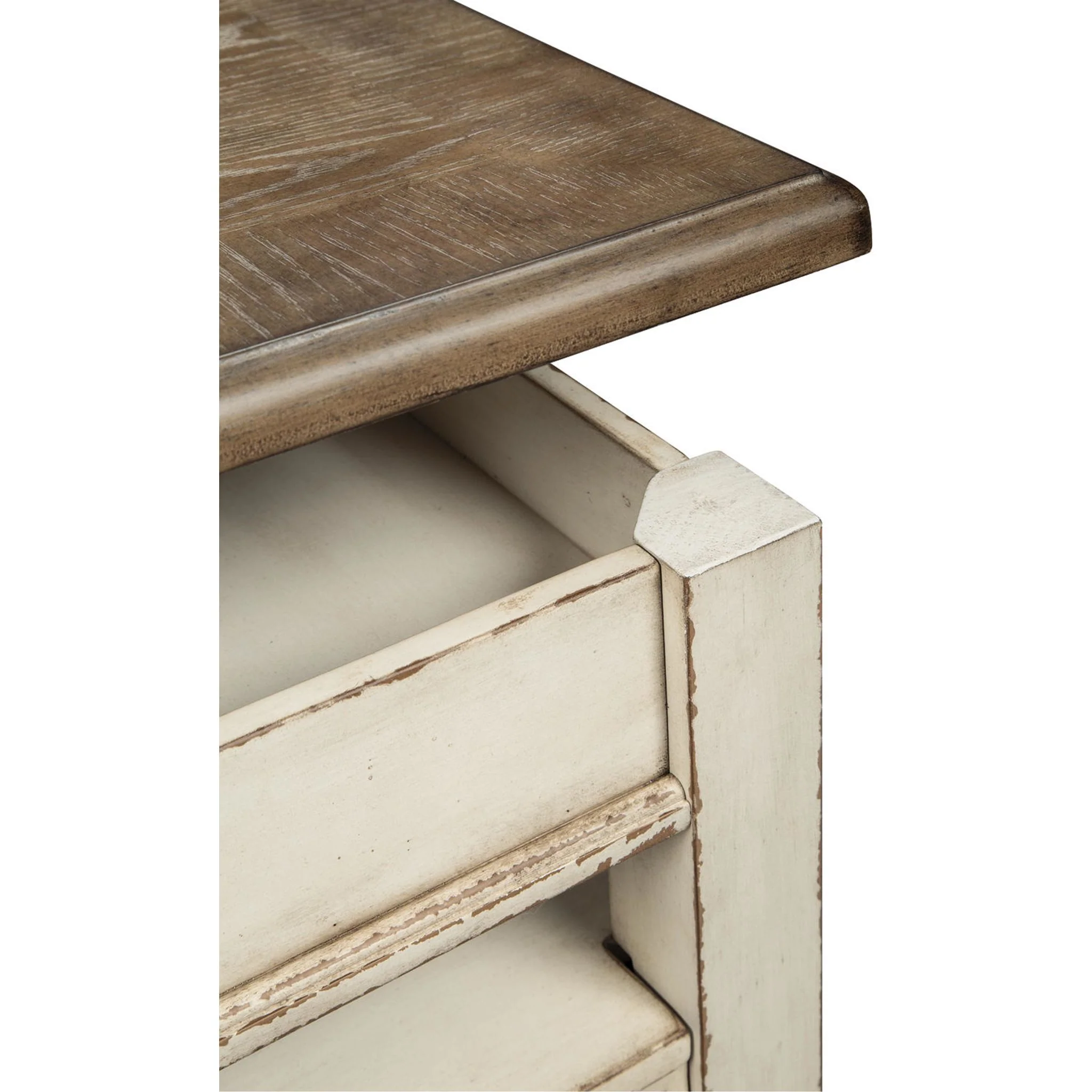 Realyn Coffee Table - White/Brown - Image 30