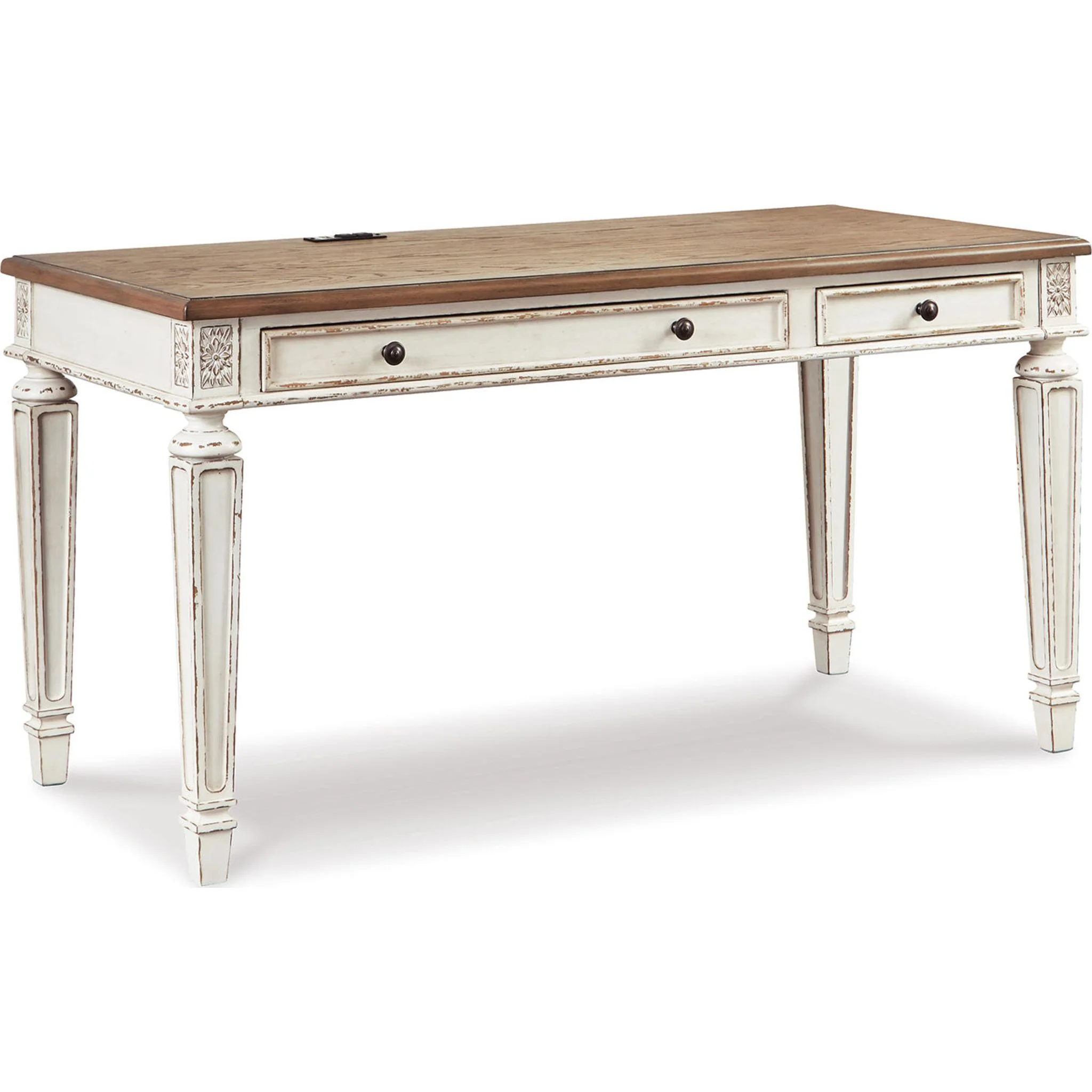 Realyn Desk - White/Brown - Image 18