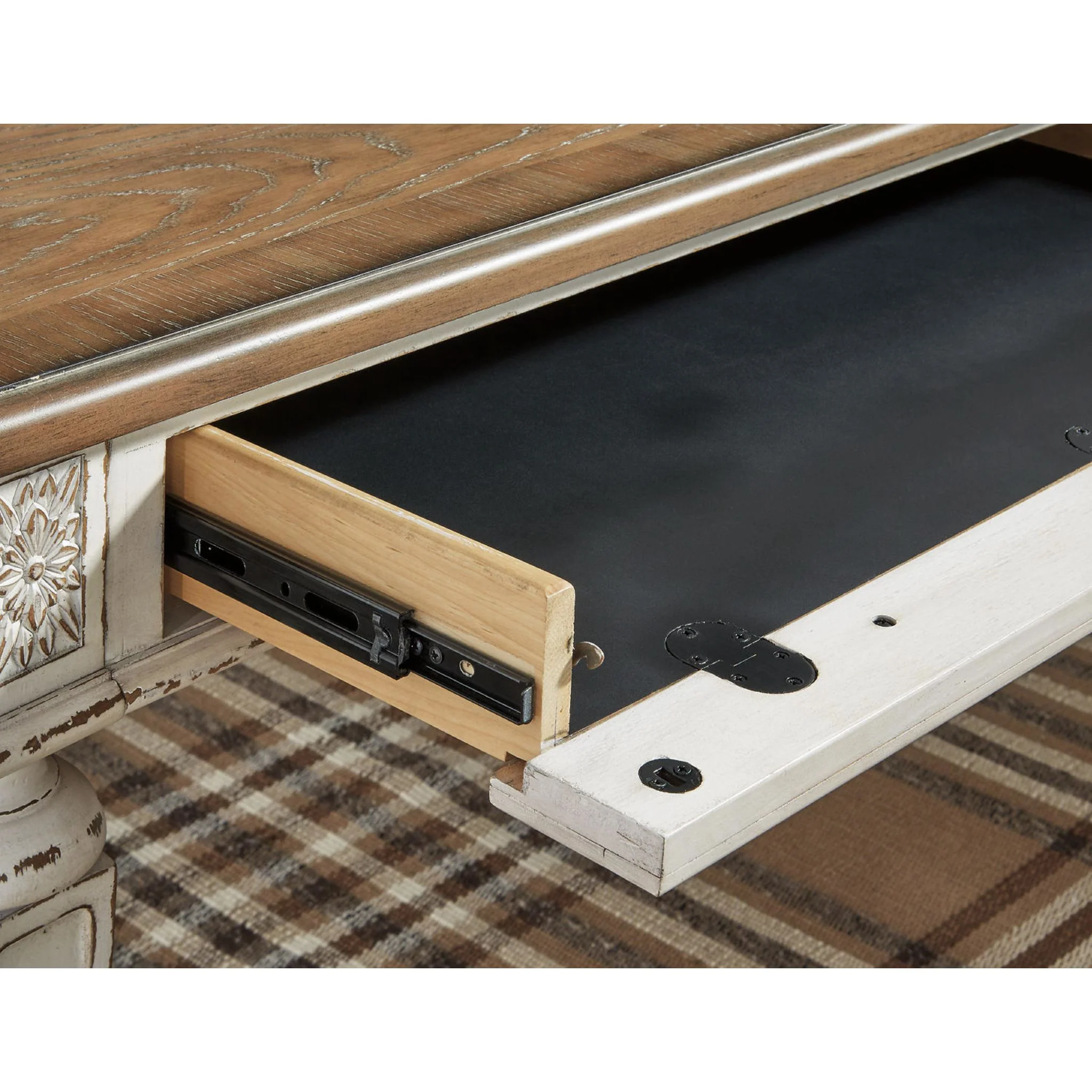 Realyn Desk - White/Brown - Image 19