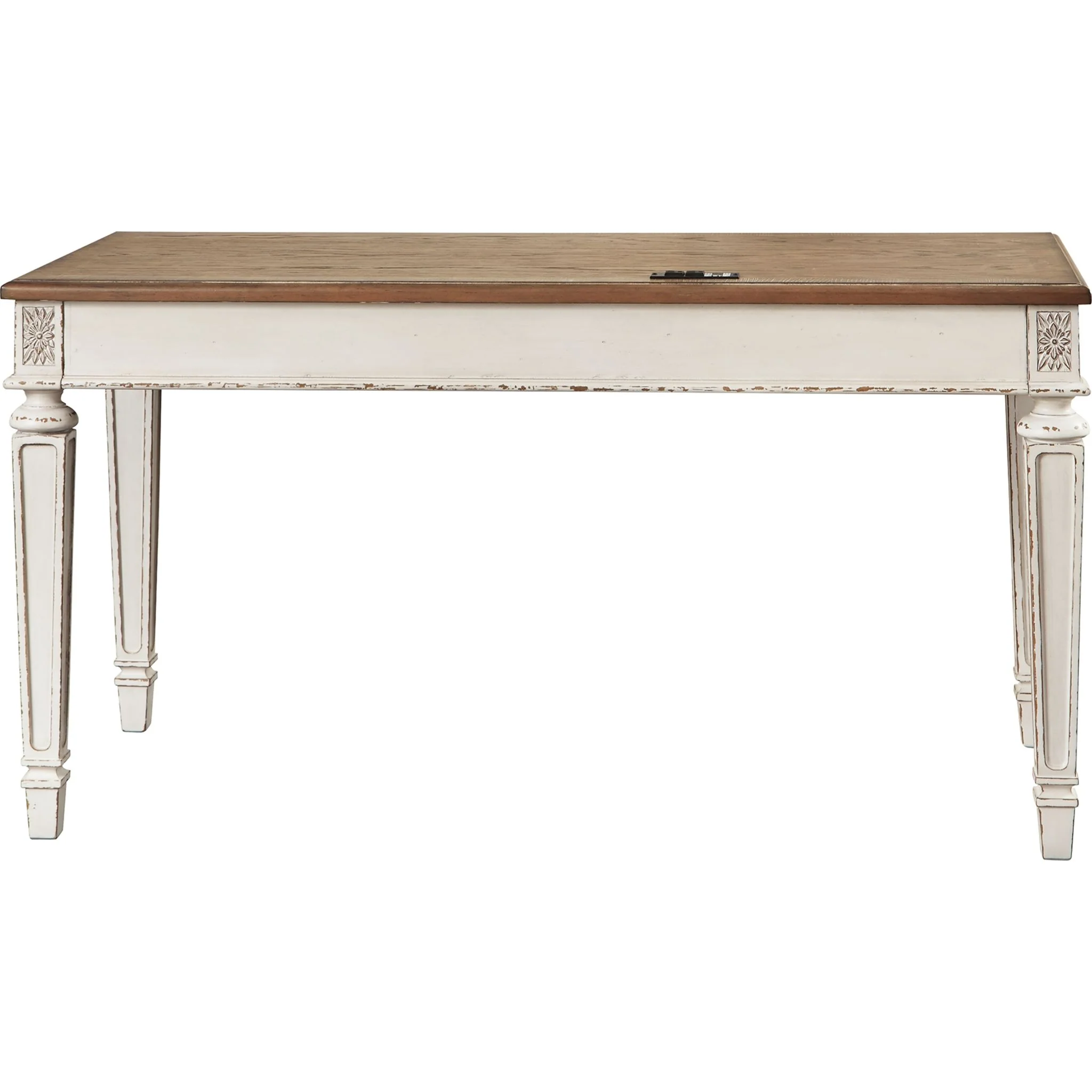 Realyn Desk - White/Brown - Image 5
