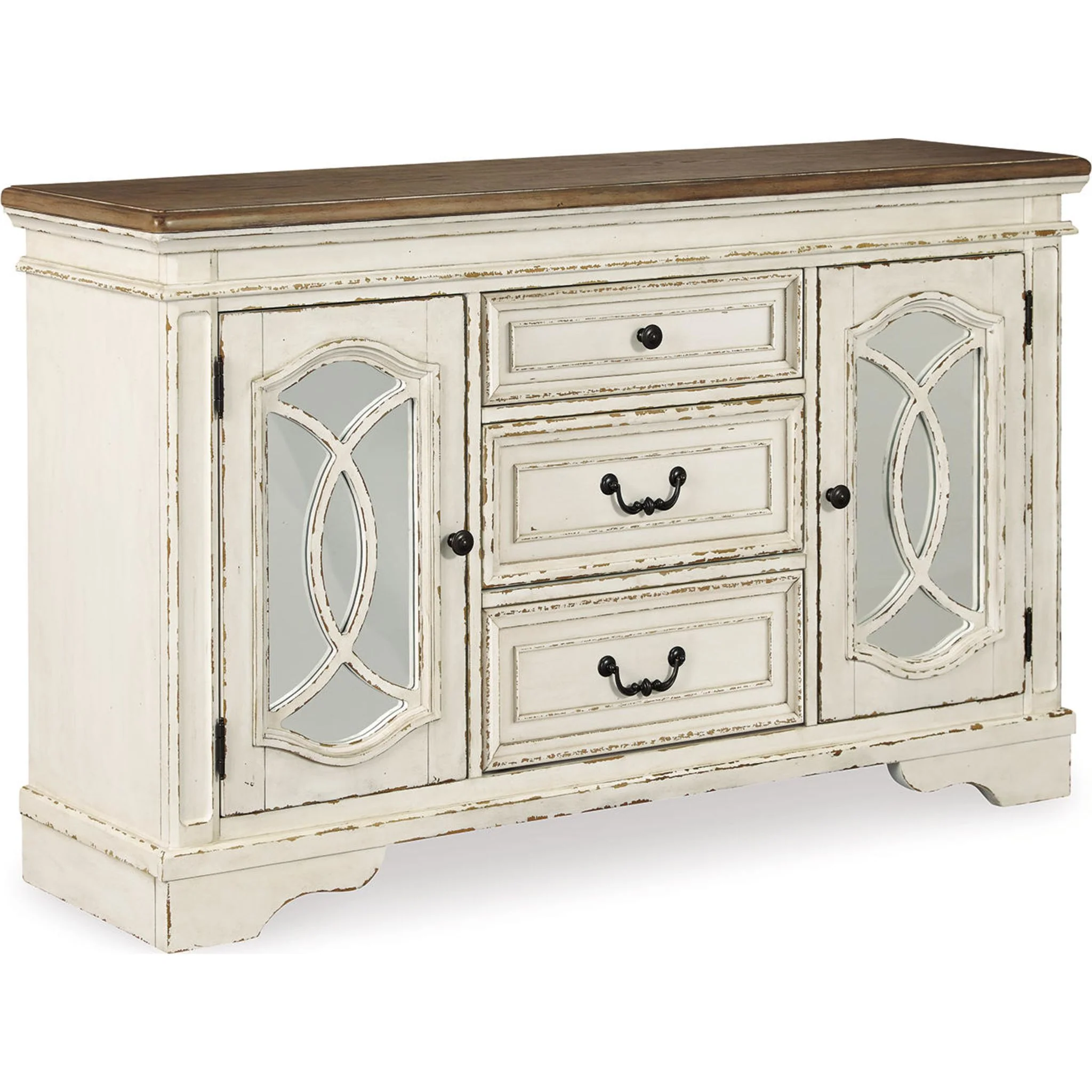 Realyn Dining Server - Chipped White - (D743-60) - Image 7