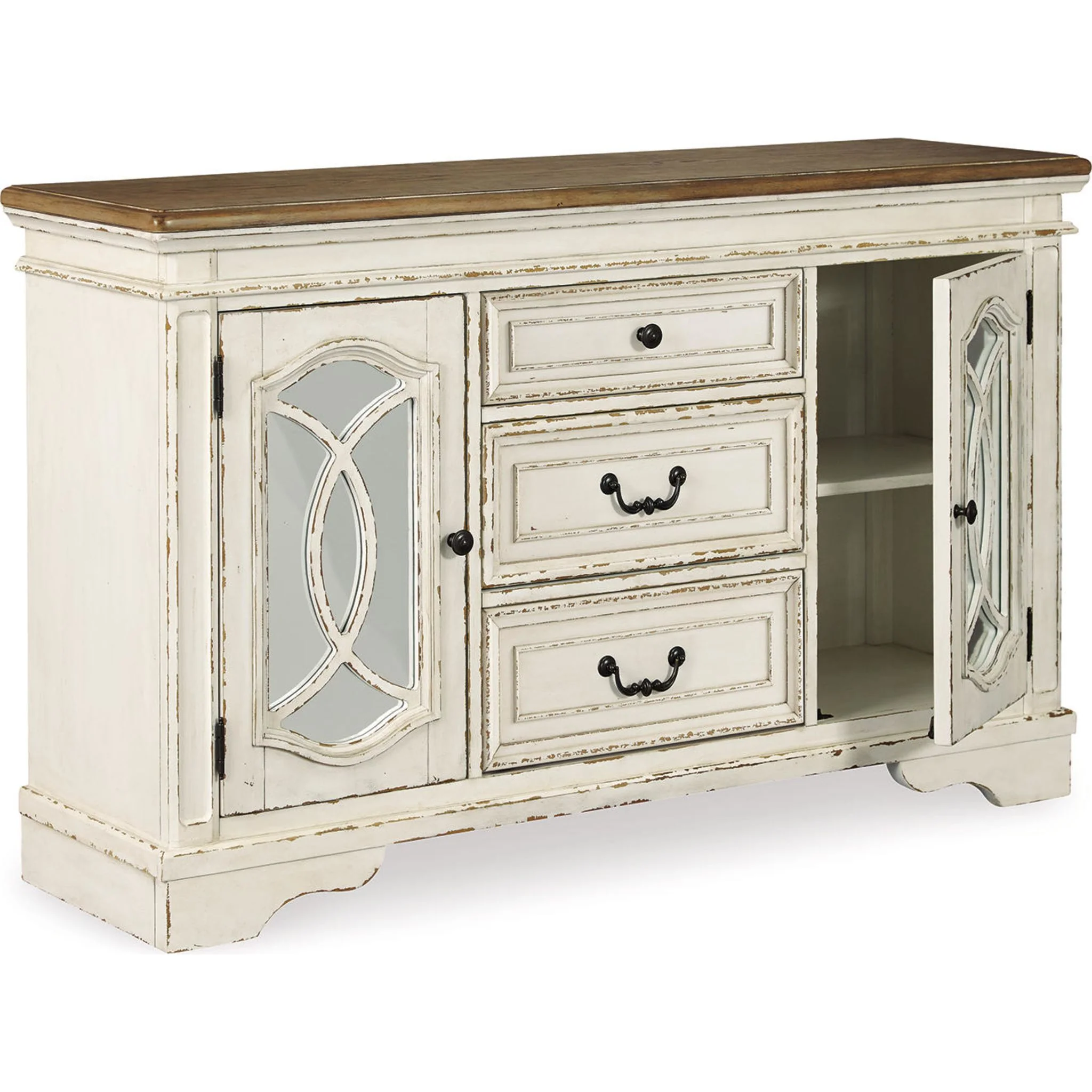 Realyn Dining Server - Chipped White - (D743-60) - Image 8