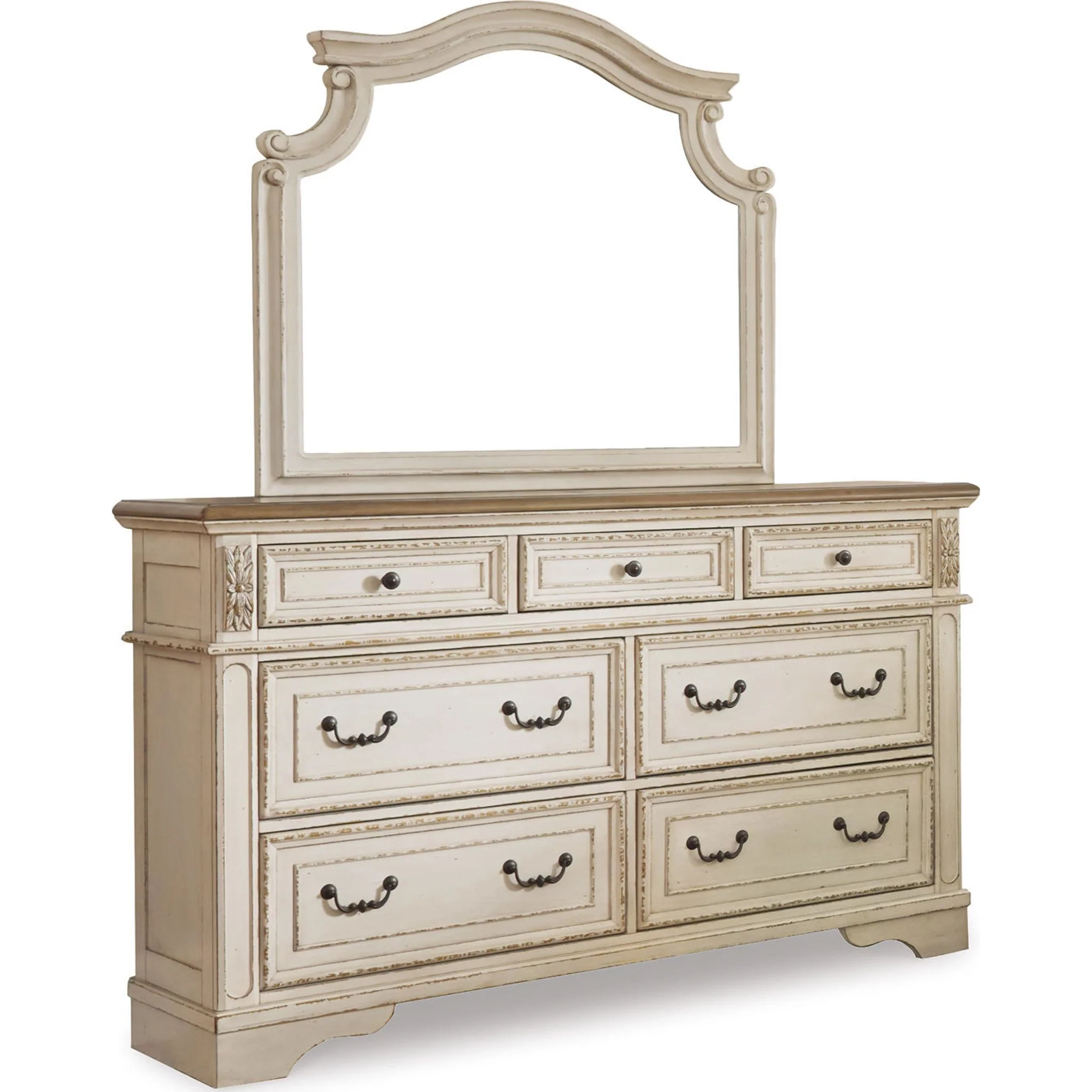 Realyn Dresser and Mirror - Two-tone - Image 10