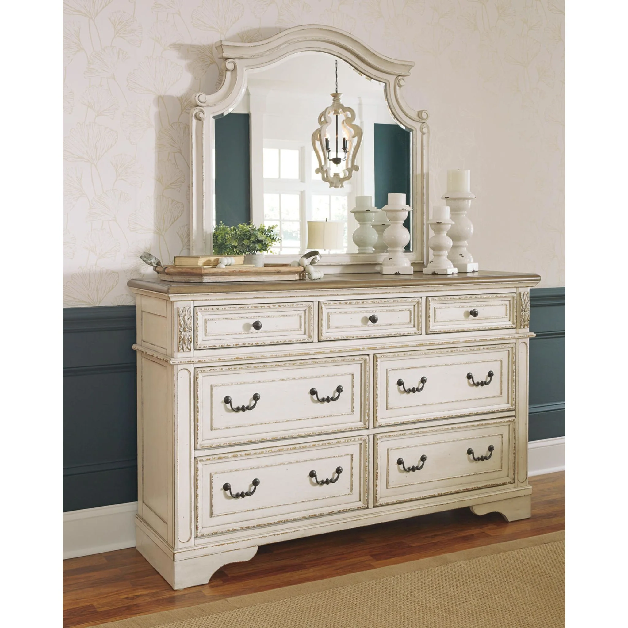 Realyn Dresser and Mirror - Two-tone - Image 14