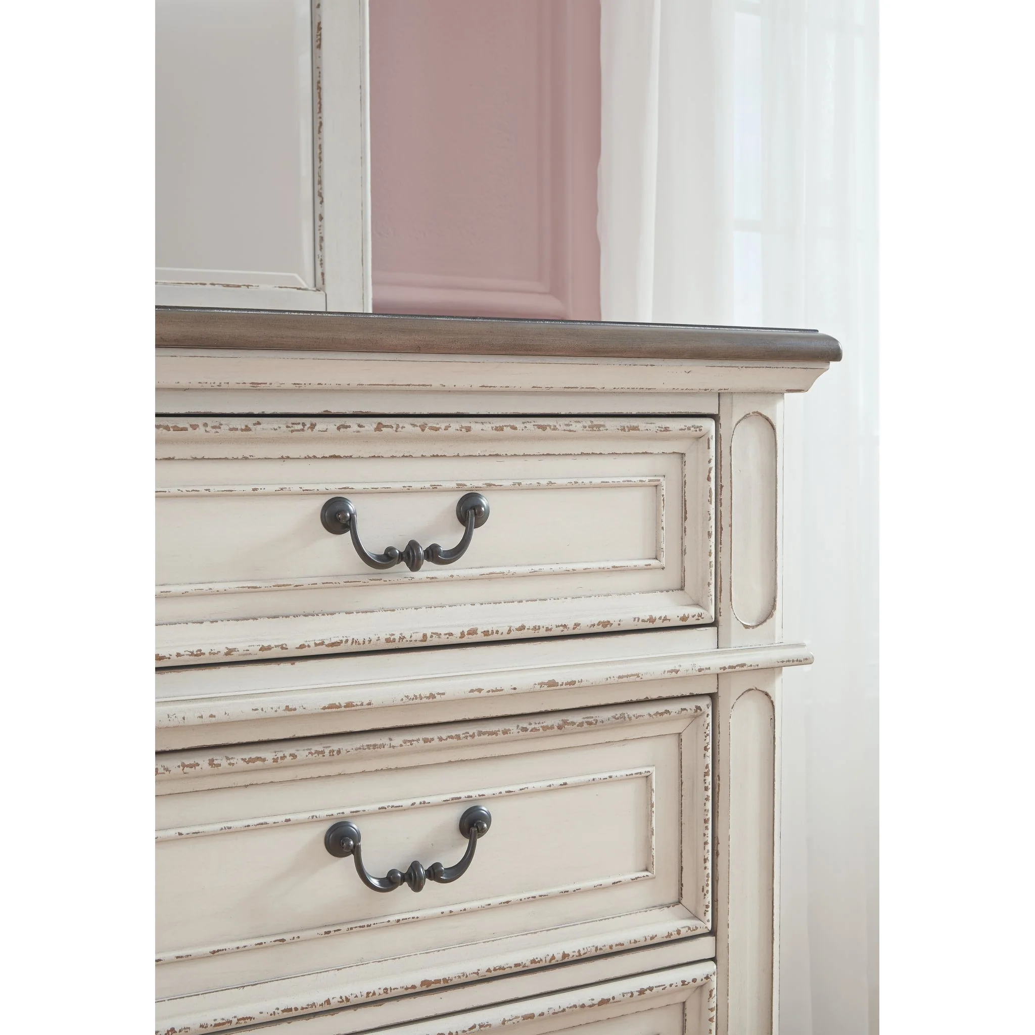 Realyn Dresser and Mirror - Two-tone - Image 3