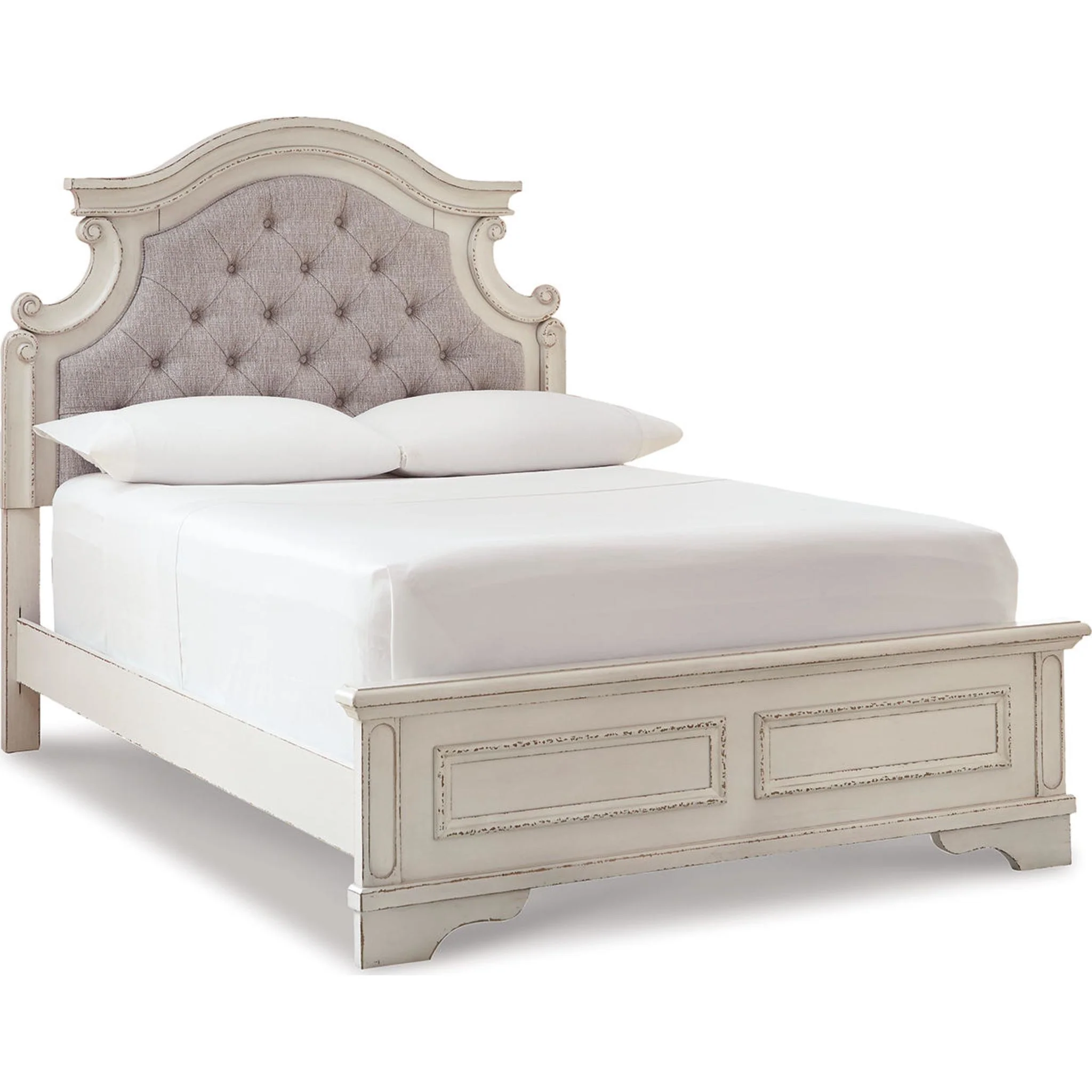 Realyn Full Panel Bed - Chipped White - Image 21