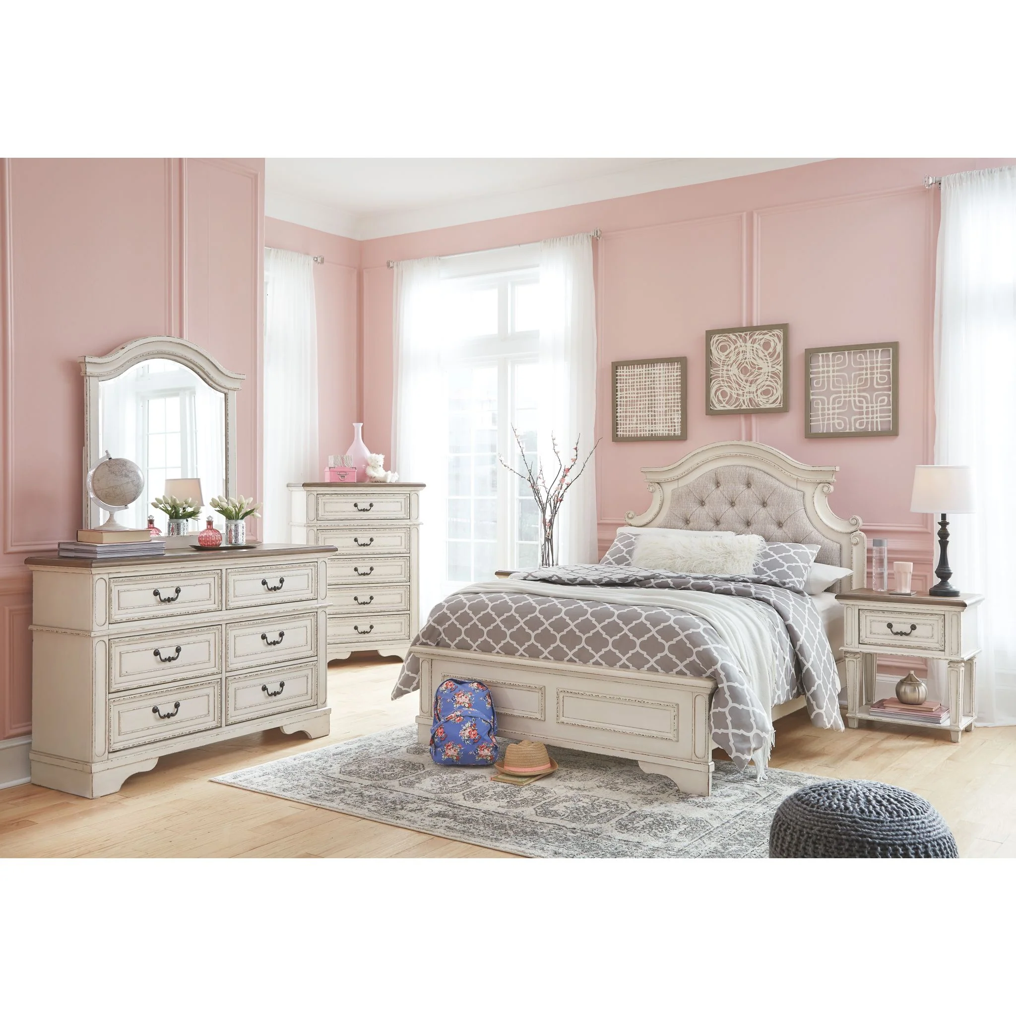Realyn Nightstand - Chipped White - Image 9