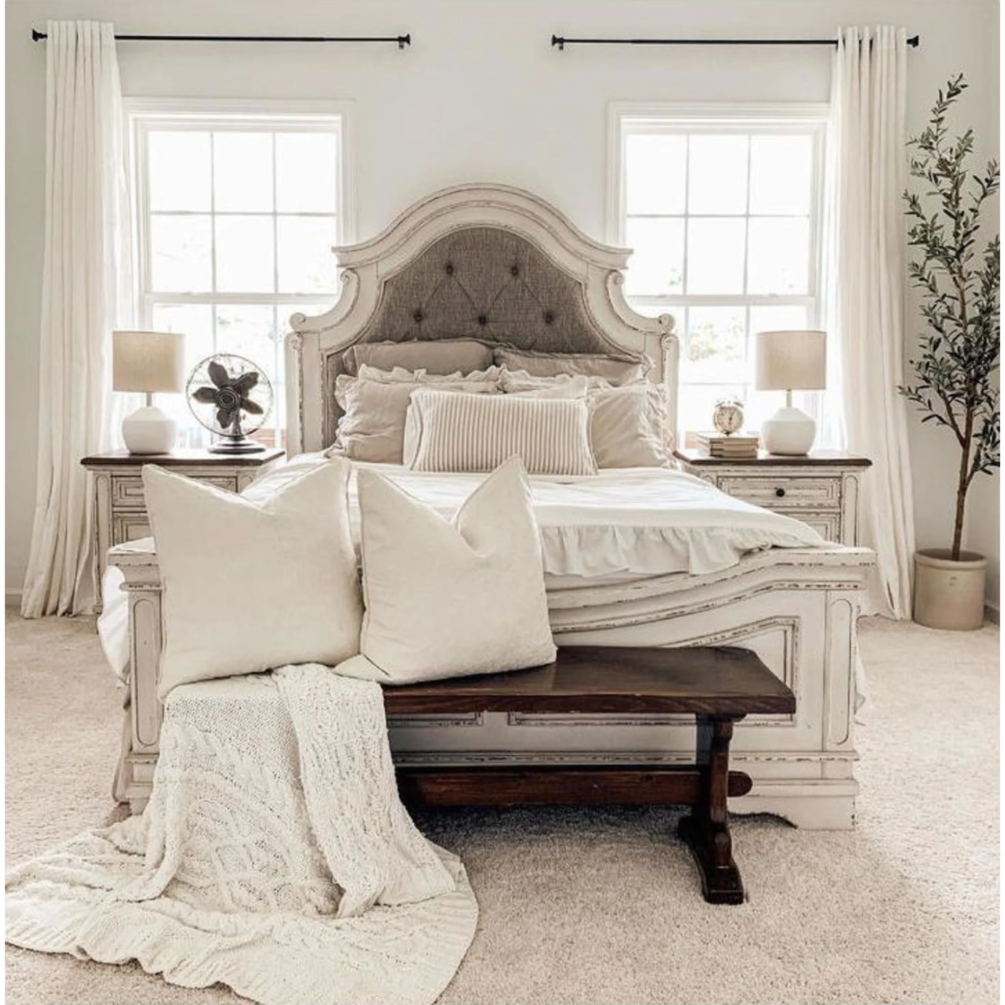 Realyn Panel Bed - White - Image 13