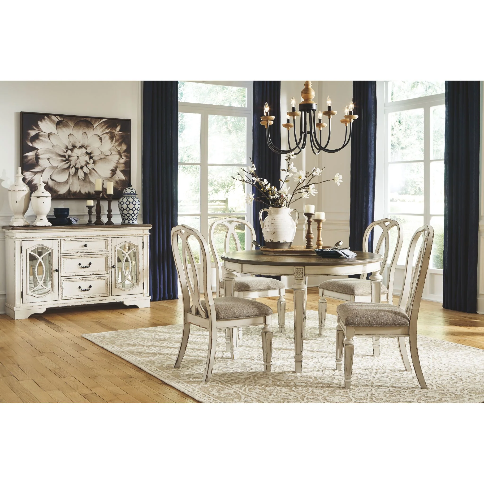 Realyn Side Chair - Chipped White - (D743-02) - Image 3