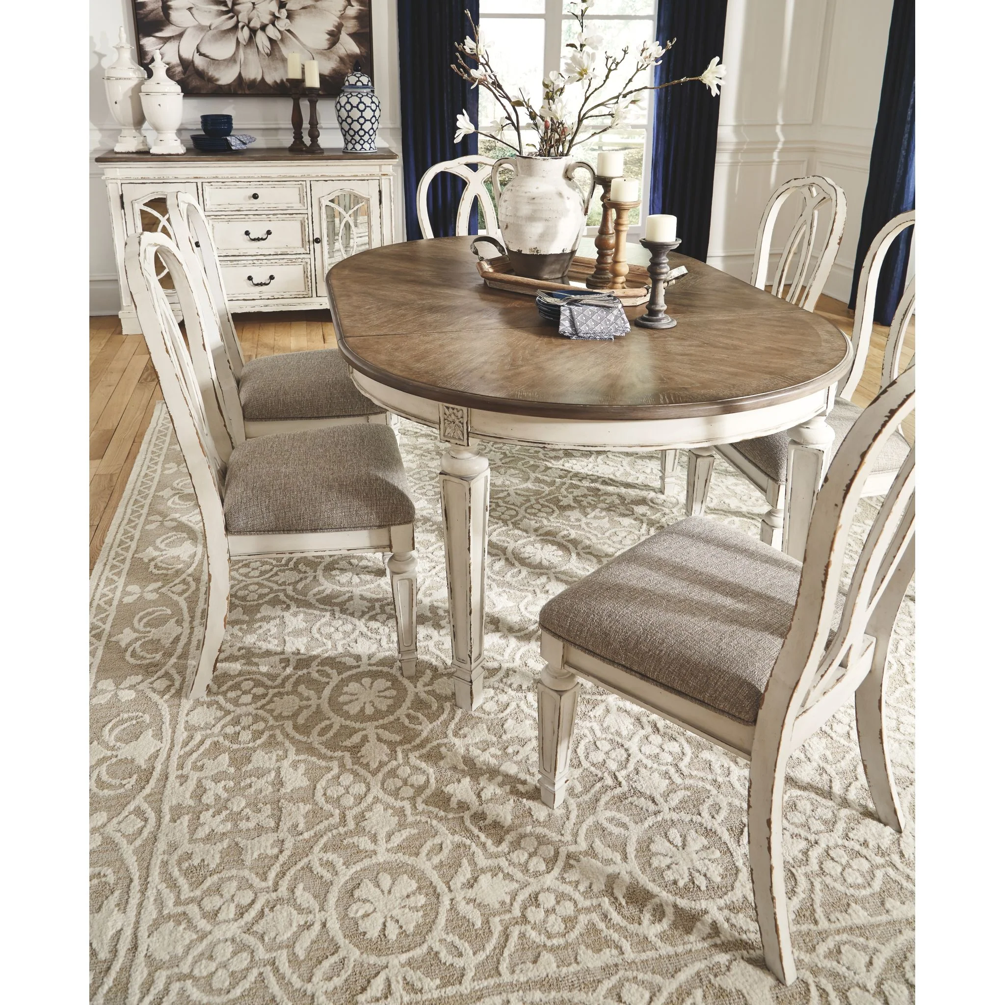 Realyn Side Chair - Chipped White - (D743-02) - Image 5