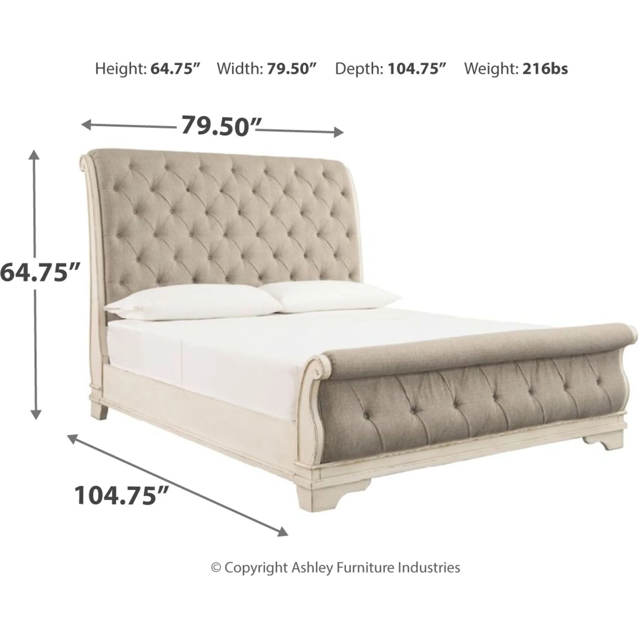 Realyn Sleigh Bed - Image 27