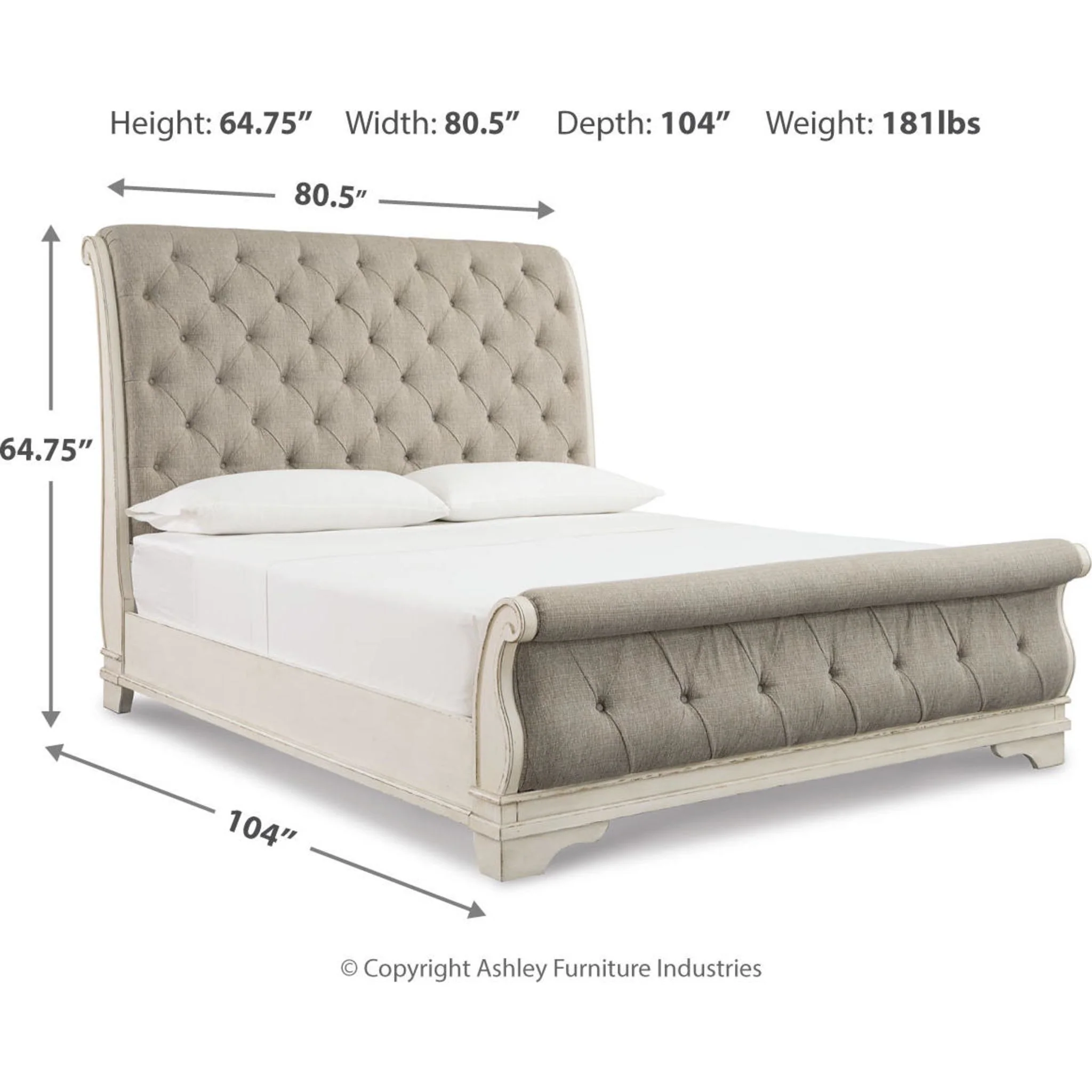 Realyn Sleigh Bed - Image 41