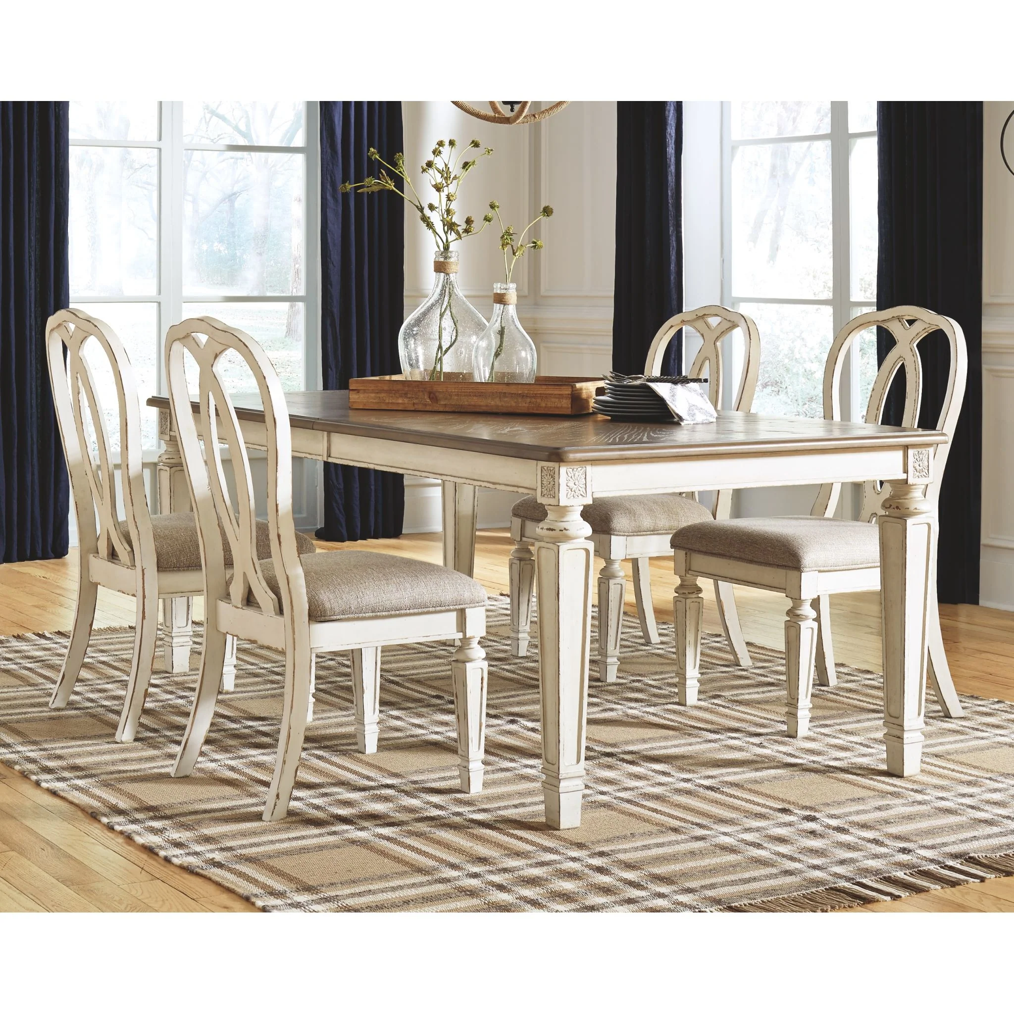Realyn Dining Extension Table - Chipped White - (D743-45) - Image 2