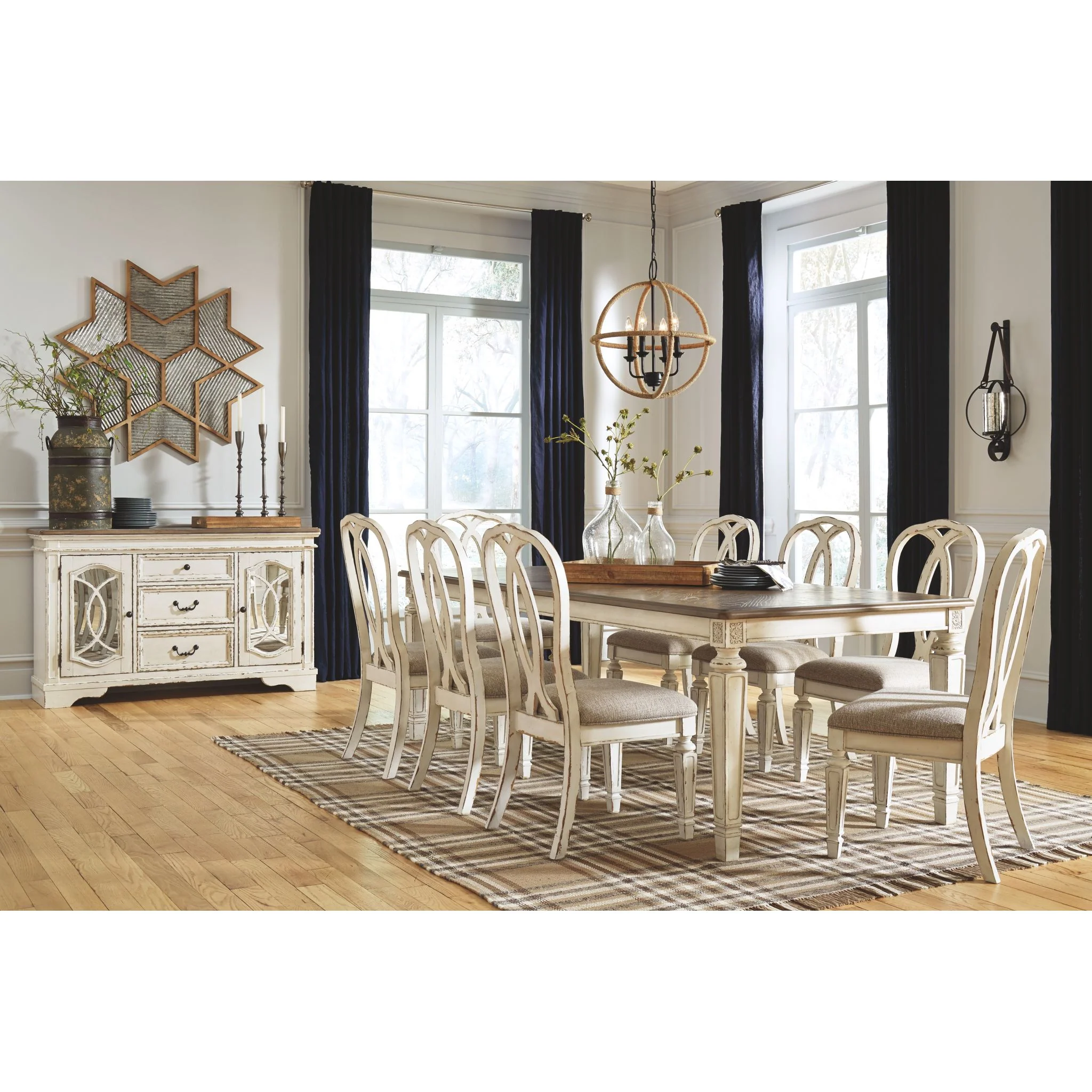 Realyn Dining Extension Table - Chipped White - (D743-45) - Image 7