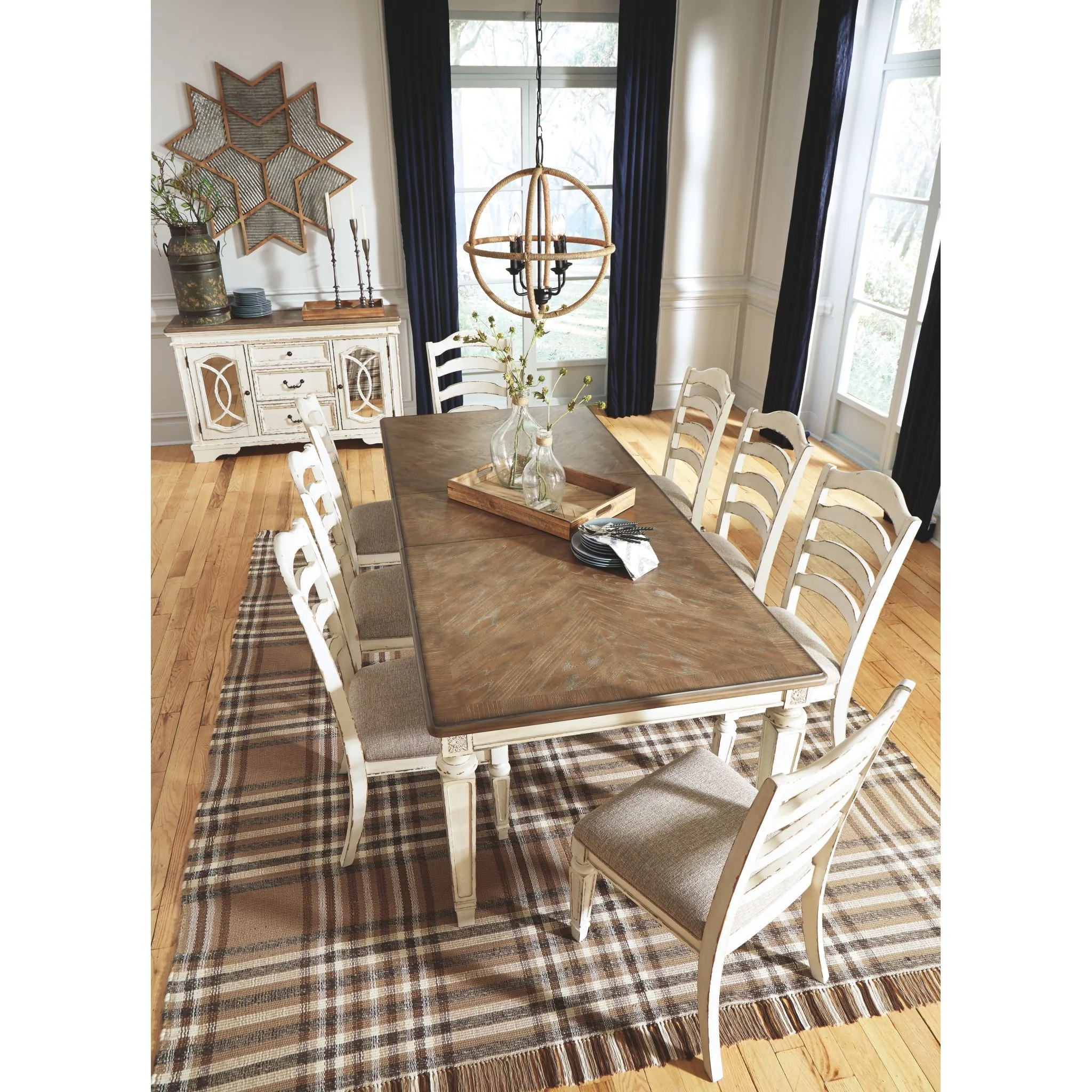 Realyn Dining Extension Table - Chipped White - (D743-45) - Image 9