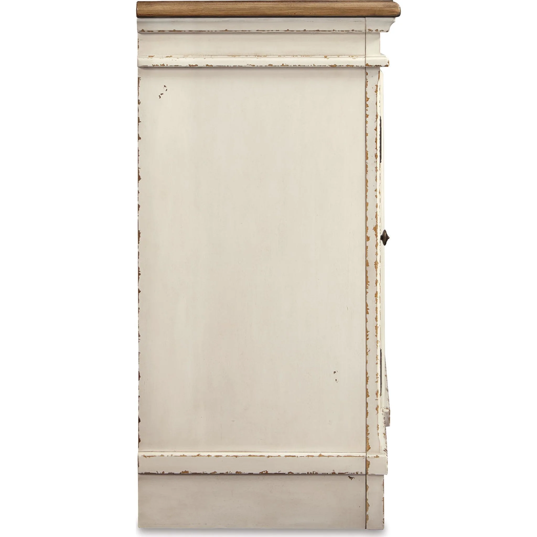 Realyn TV Stand - Chipped White - Image 15