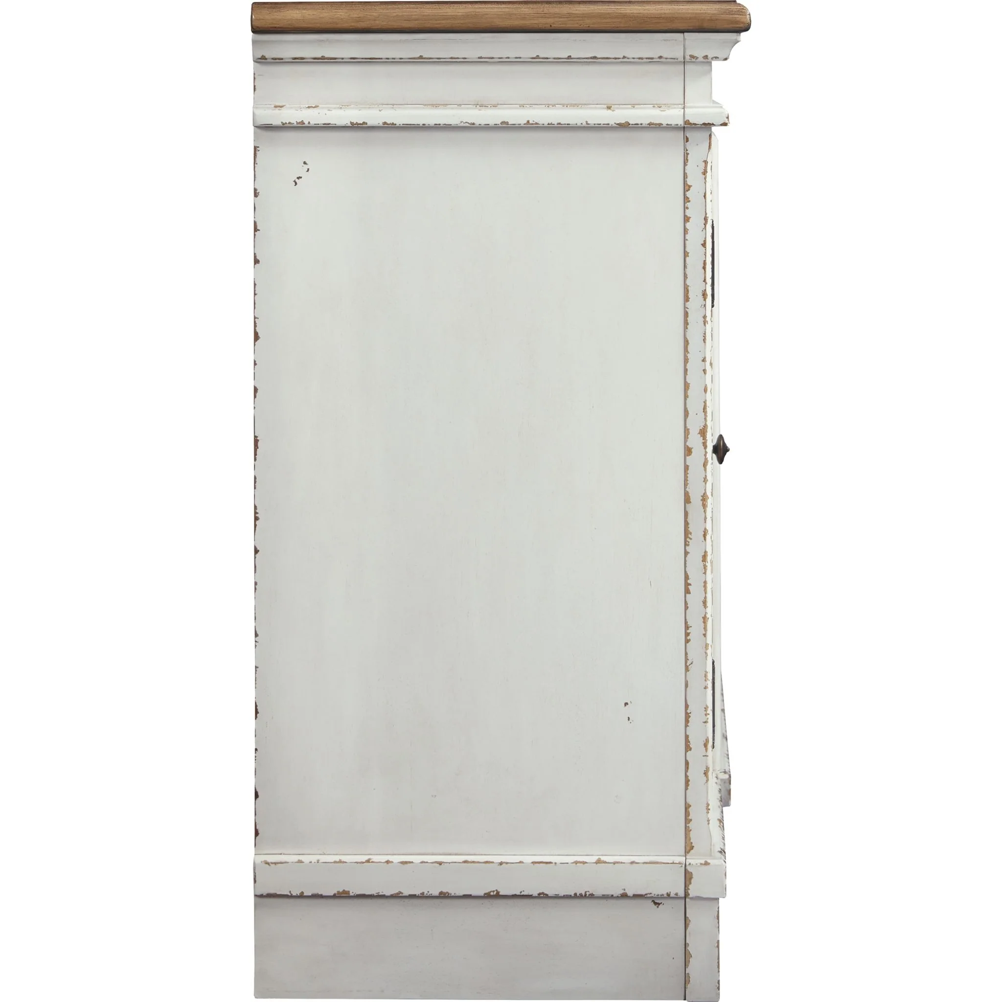 Realyn TV Stand - Chipped White - Image 5