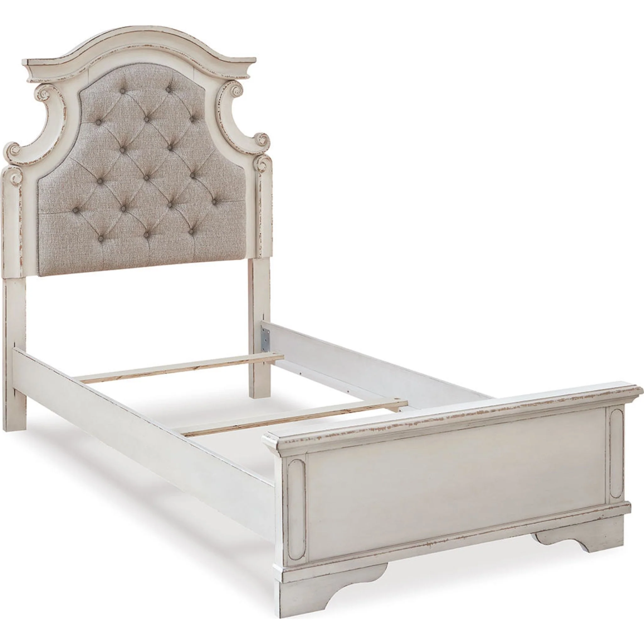 Realyn Twin Bed - Chipped White - Image 15