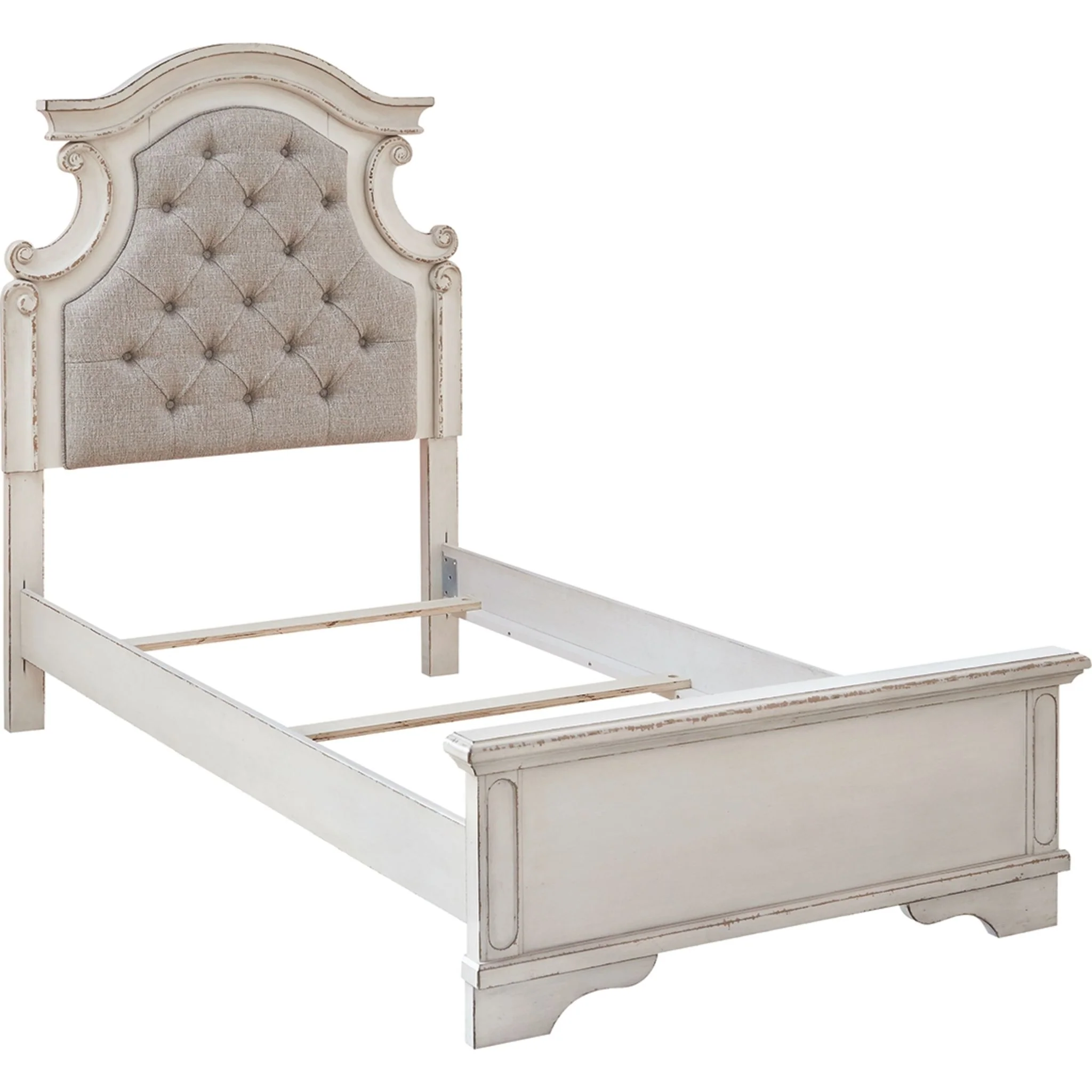 Realyn Twin Bed - Chipped White - Image 7