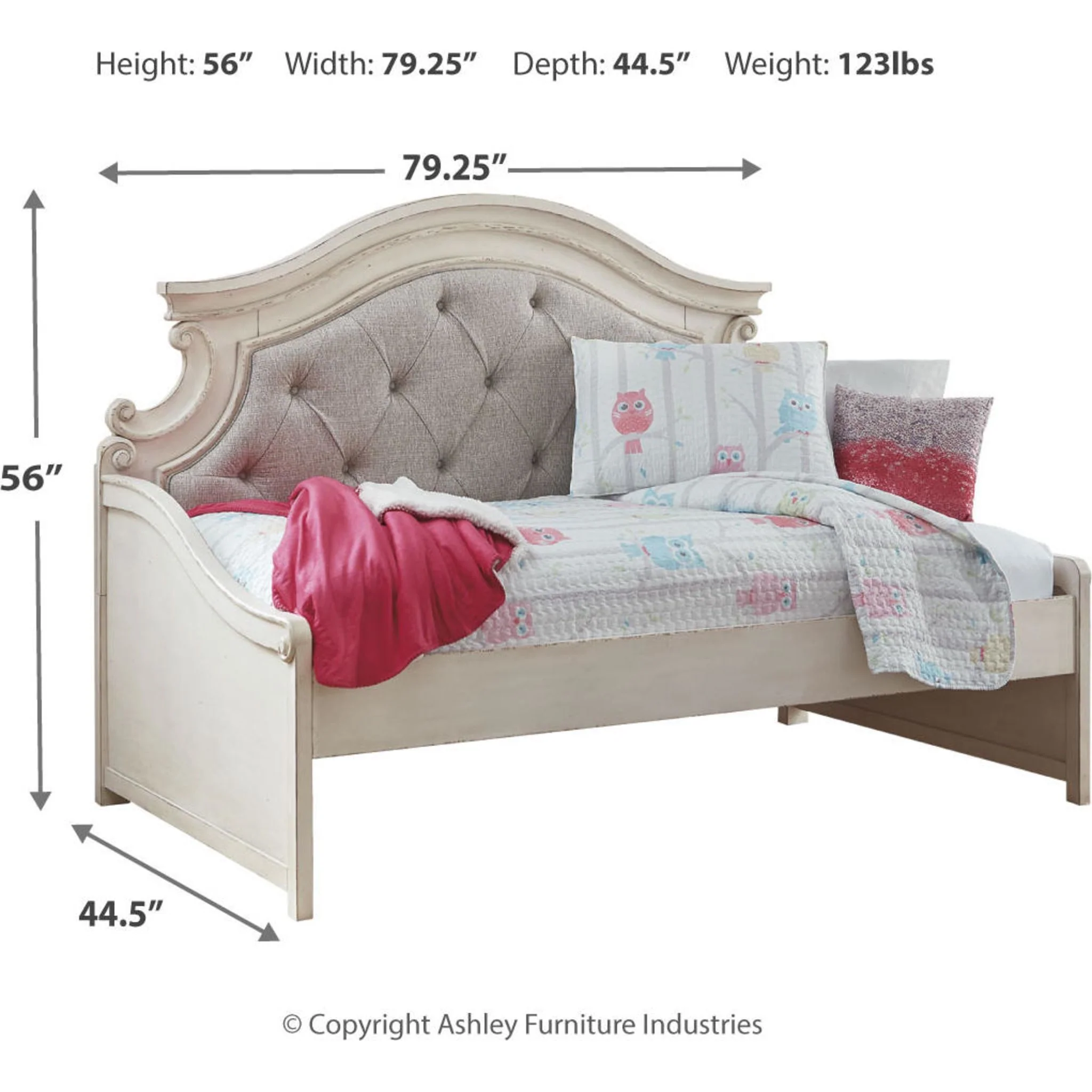 Realyn Twin Daybed - Chipped White - Image 10