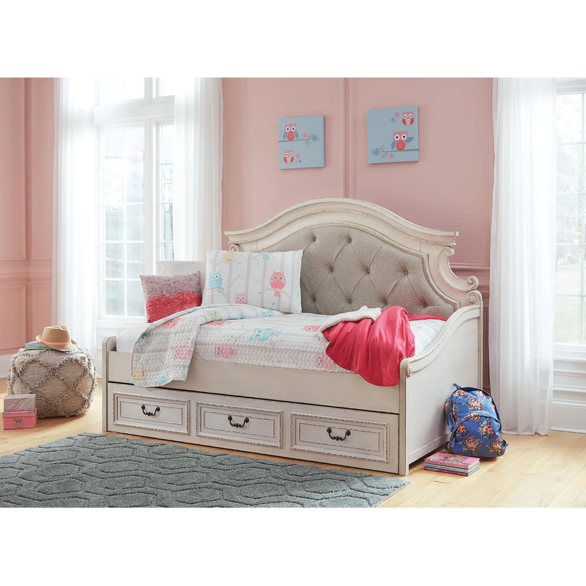 Realyn Twin Daybed - Chipped White - Image 11