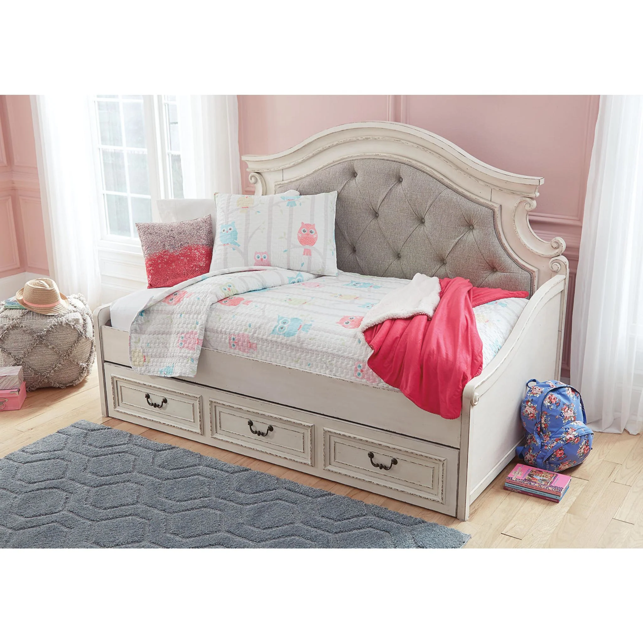 Realyn Twin Daybed - Chipped White - Image 28
