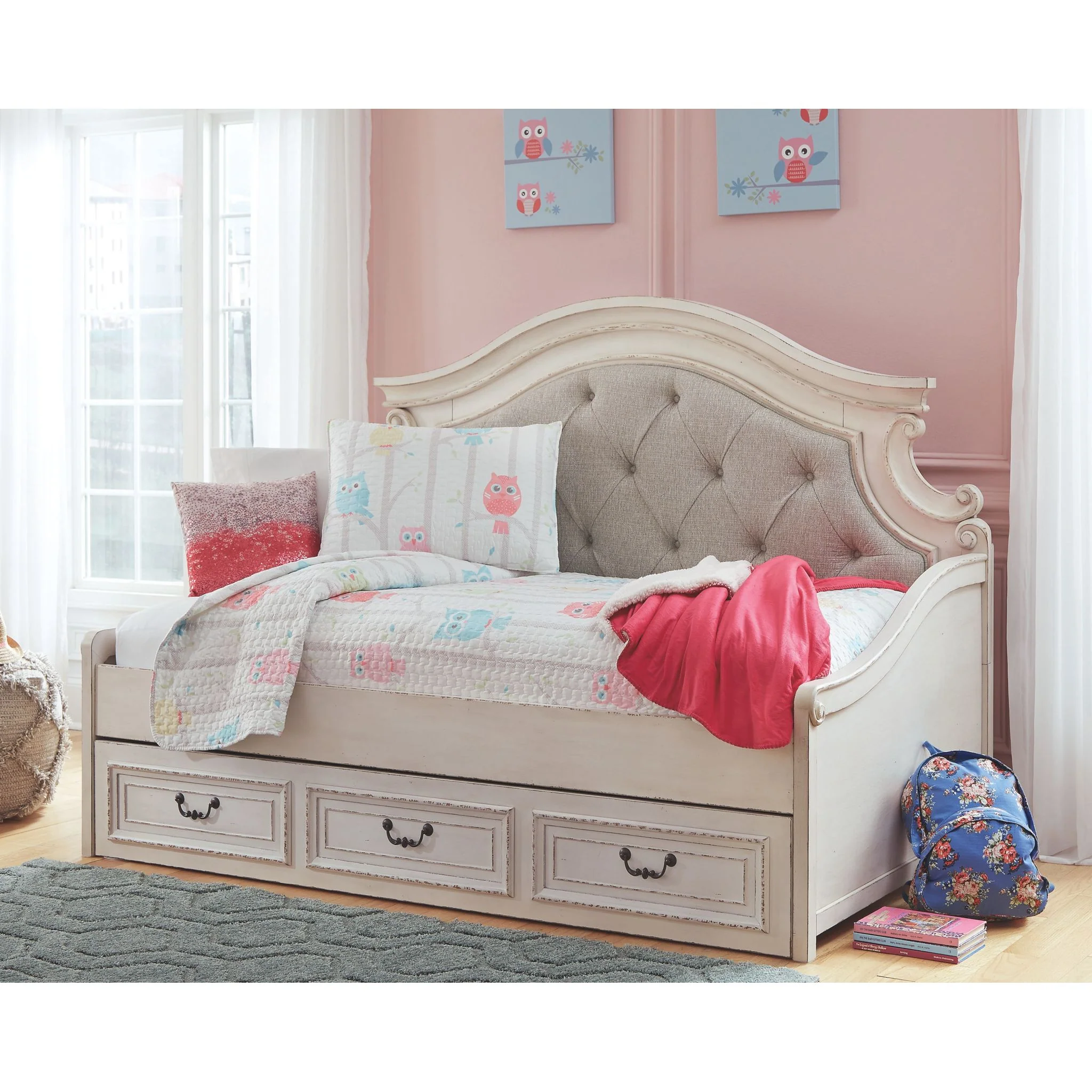 Realyn Twin Daybed - Chipped White - Image 3