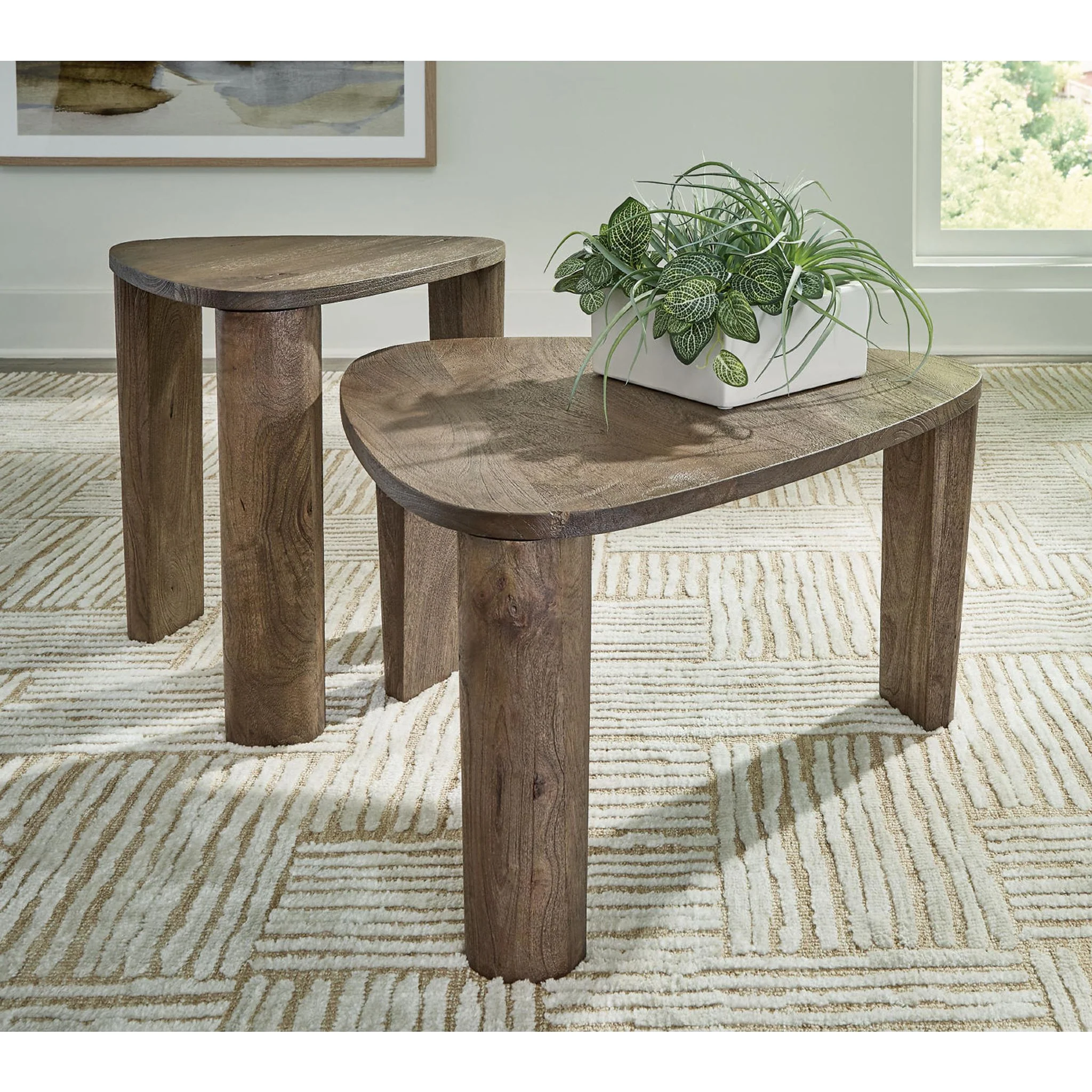 Reidport Accent Table (Set of 2) - Grayish Brown - Image 11