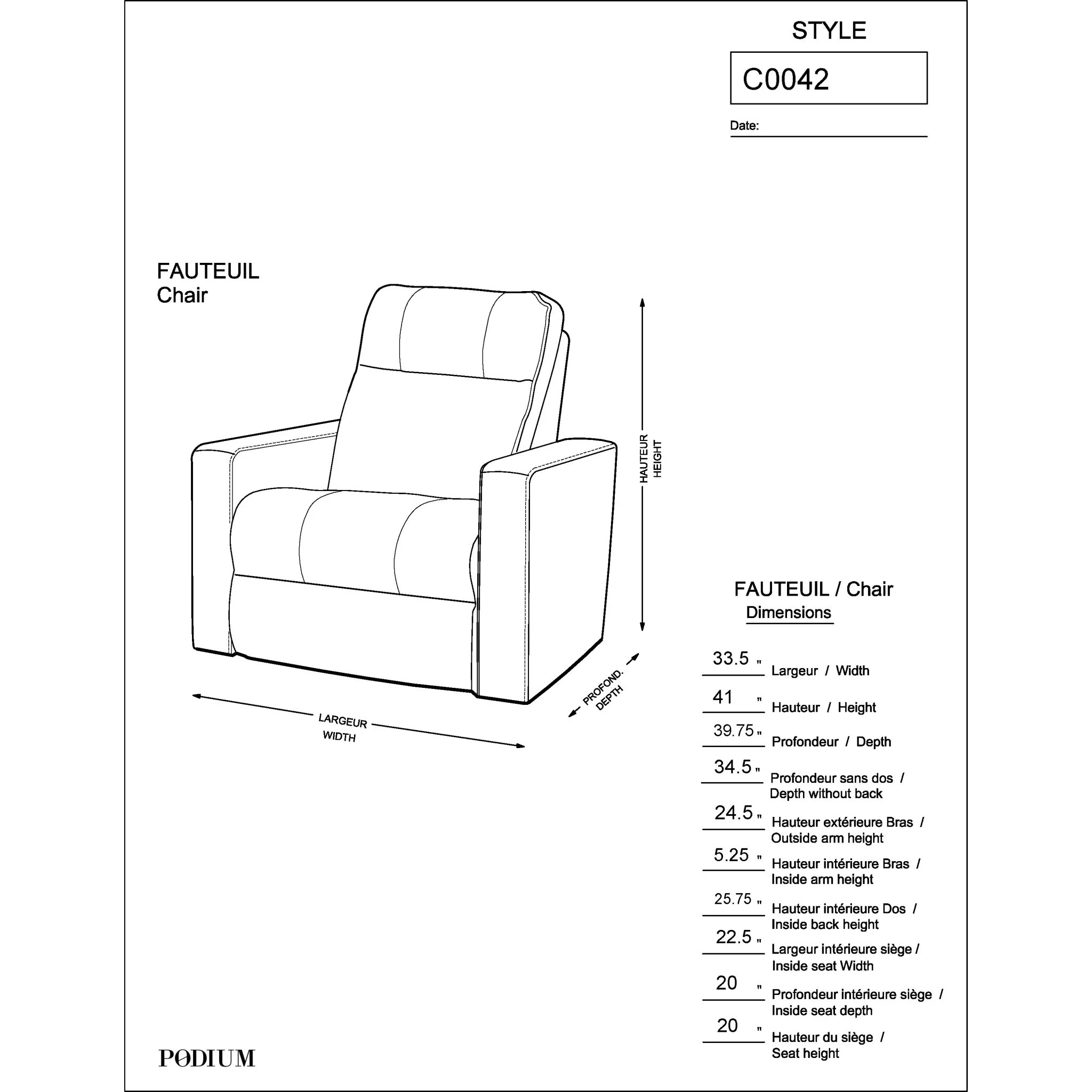 Relaxon Power Recliner - Seagull Oceana - Image 3