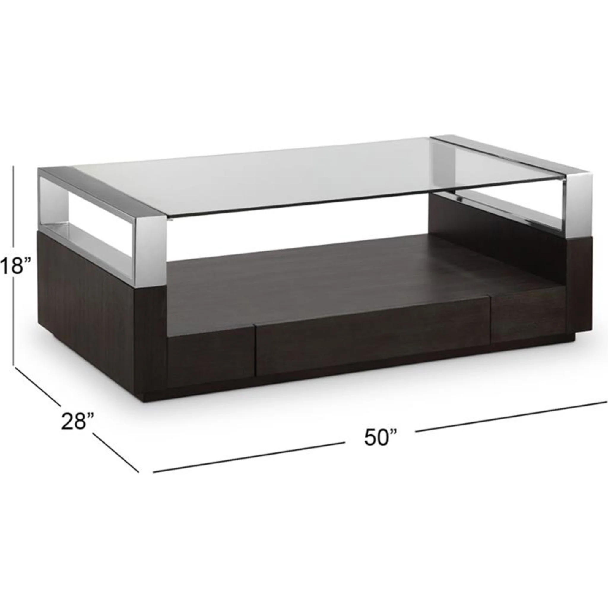 Revere Coffee Table - Graphite - Image 3