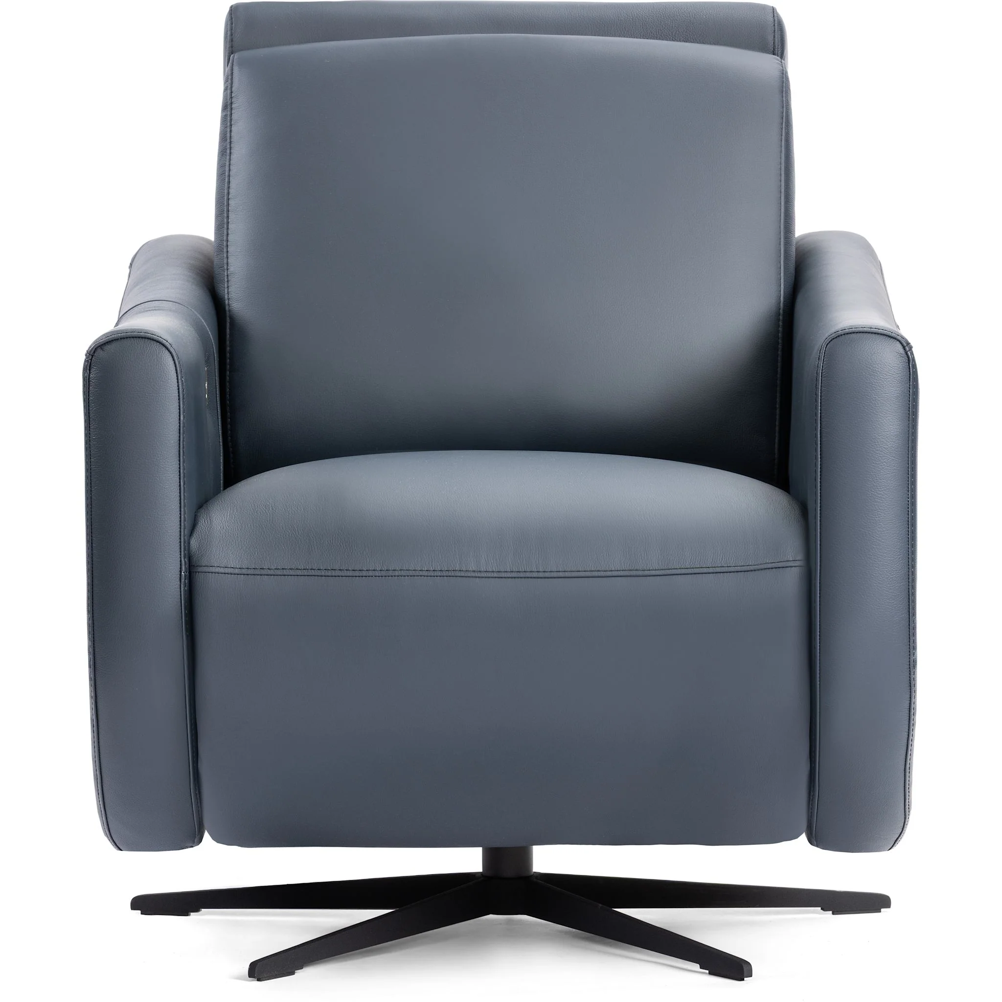 Lune Power Swivel Chair - Madras Blue - Image 2