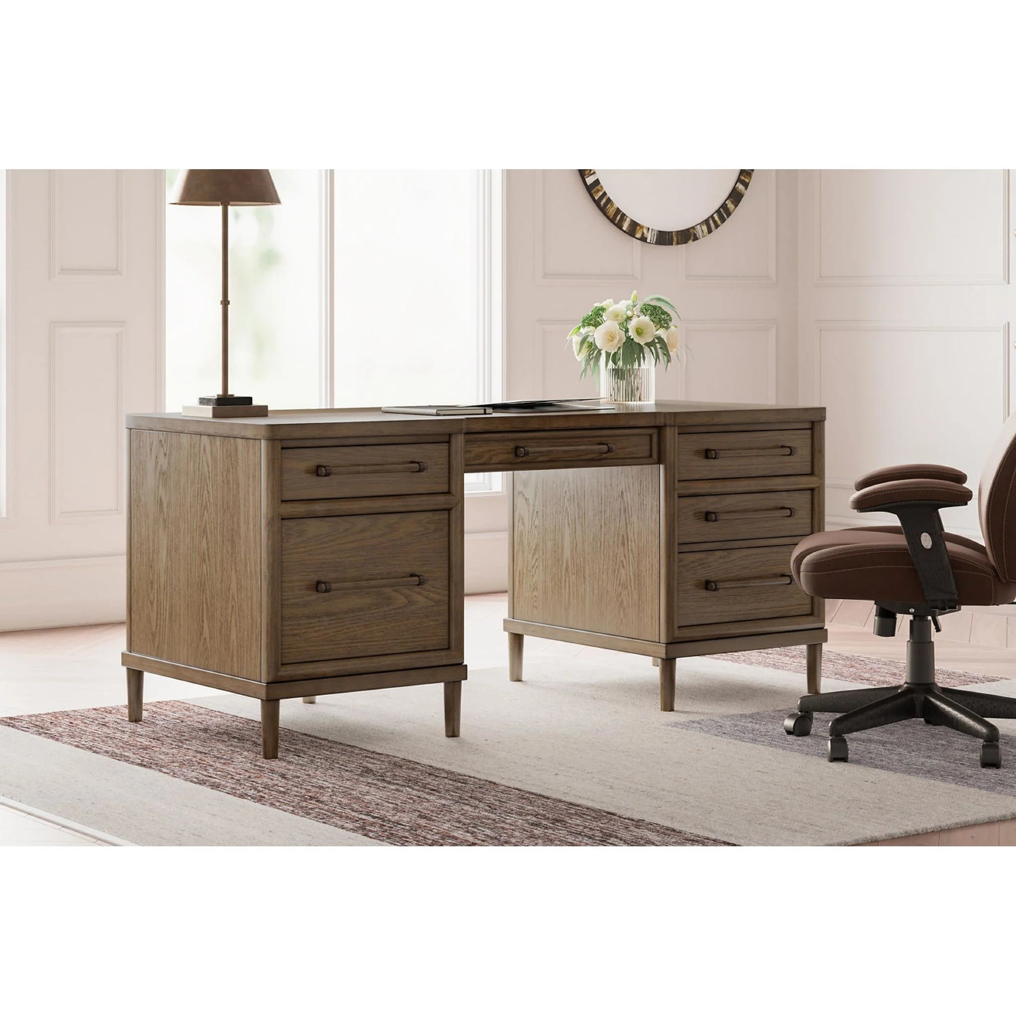 Roanhowe Desk - Brown - Image 2