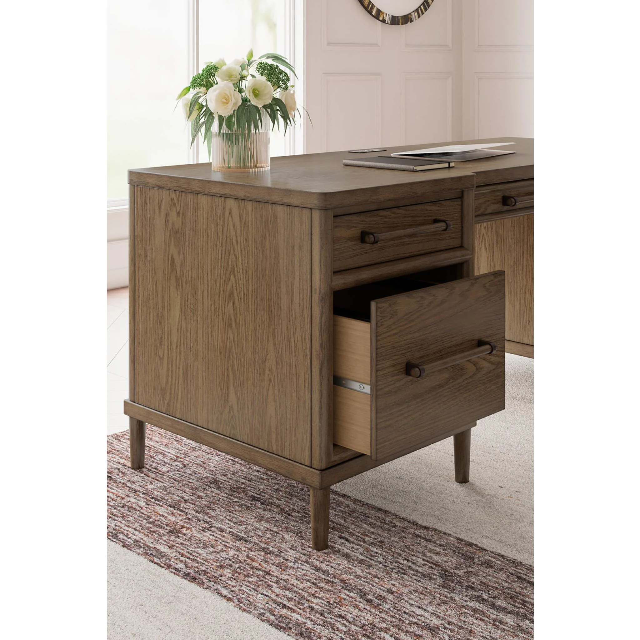 Roanhowe Desk - Brown - Image 6