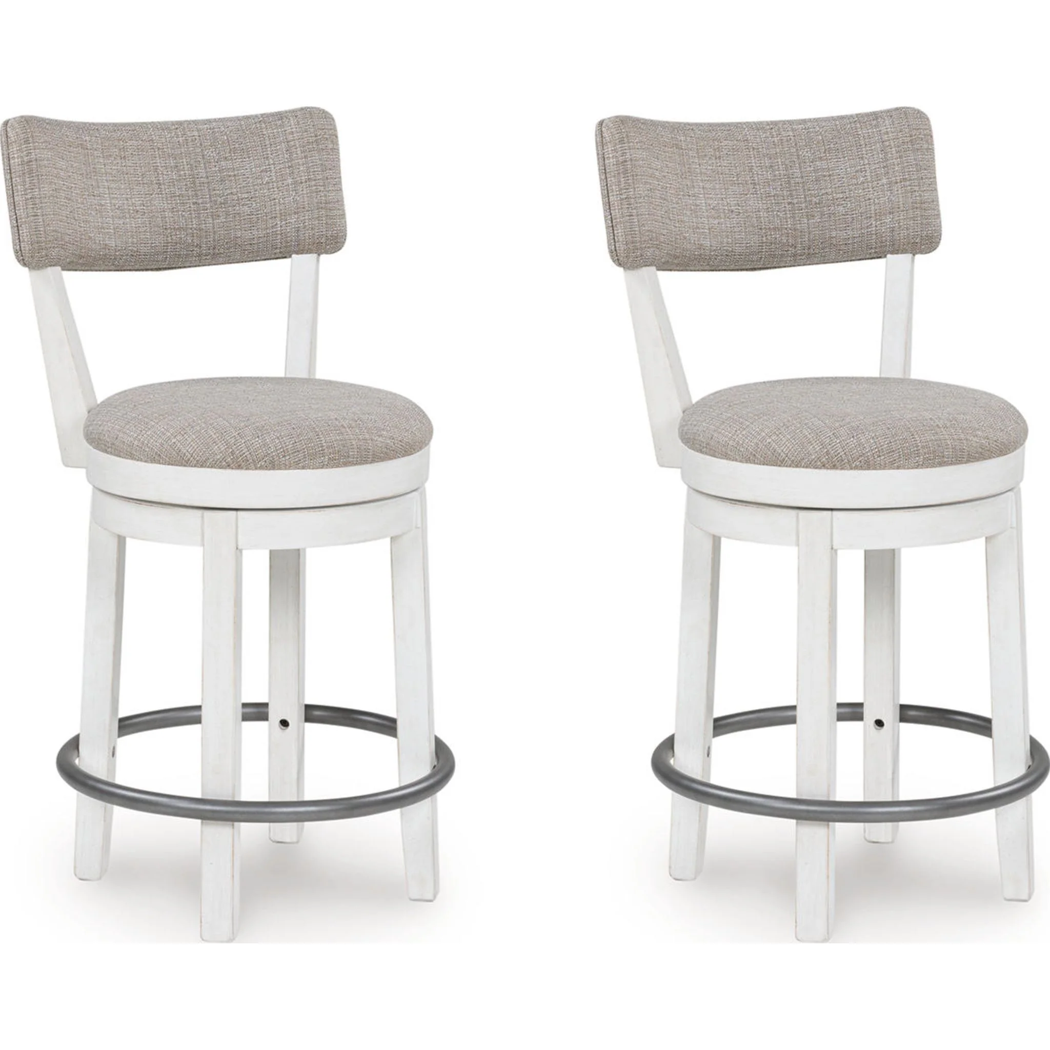 Robbinsdale Counter Height Stool - Antique White - (D642-224) - Image 2
