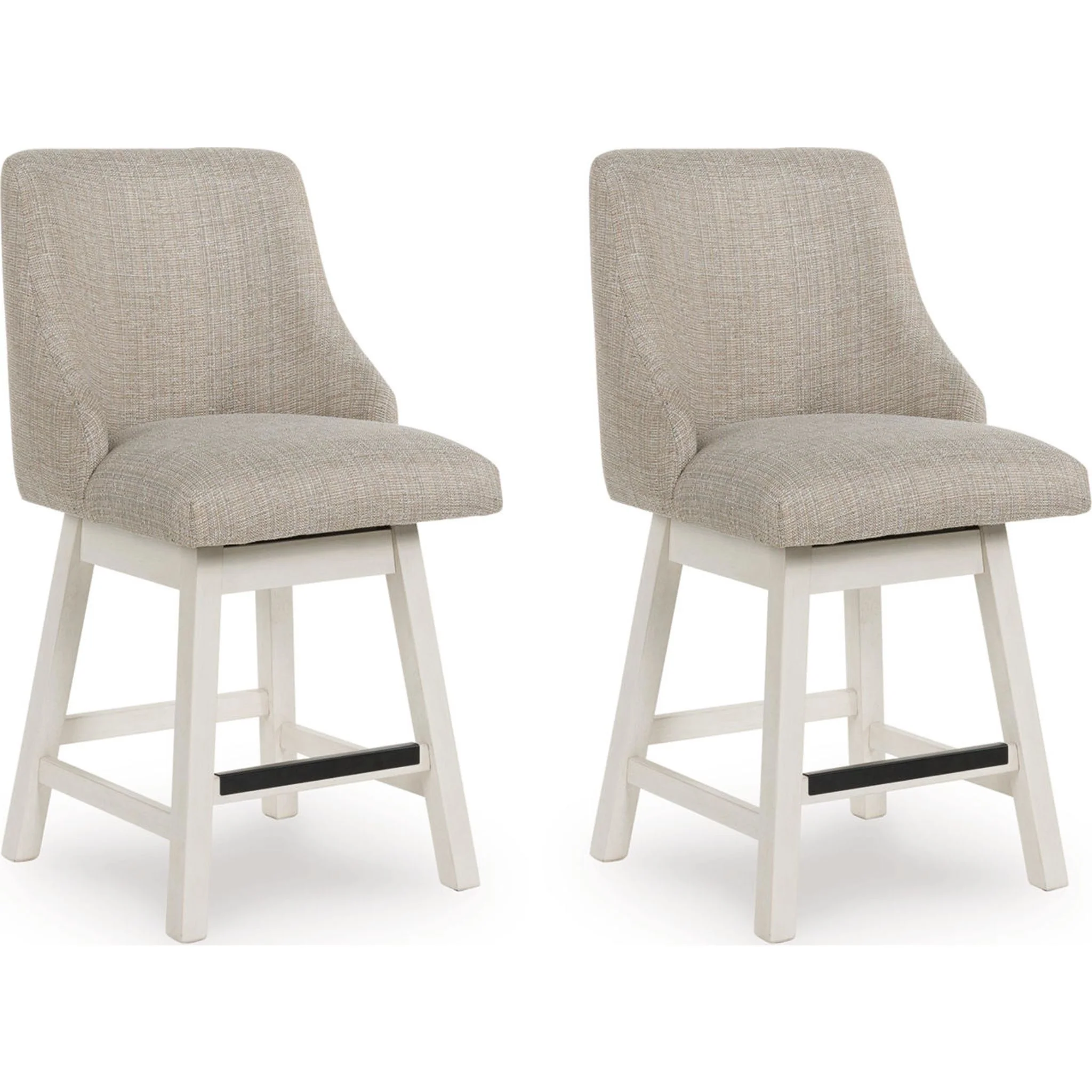 Robbinsdale Counter Height Stool - Antique White - (D642-324) - Image 2