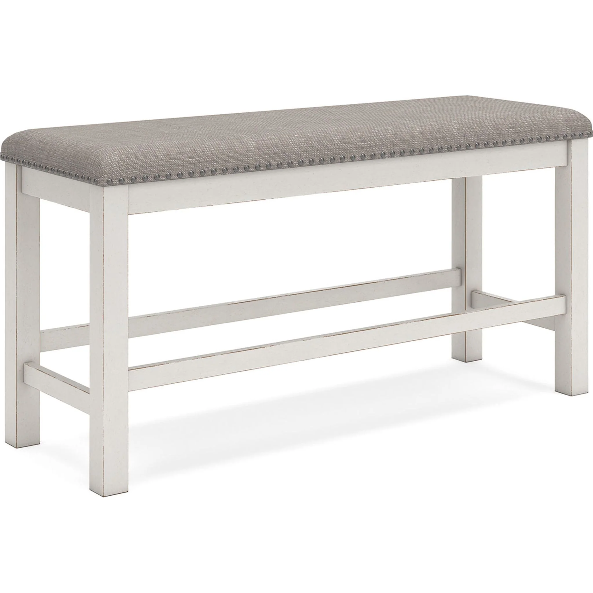 Robbinsdale Counter Height Bench - Antique White - (D642-09) - Image 12