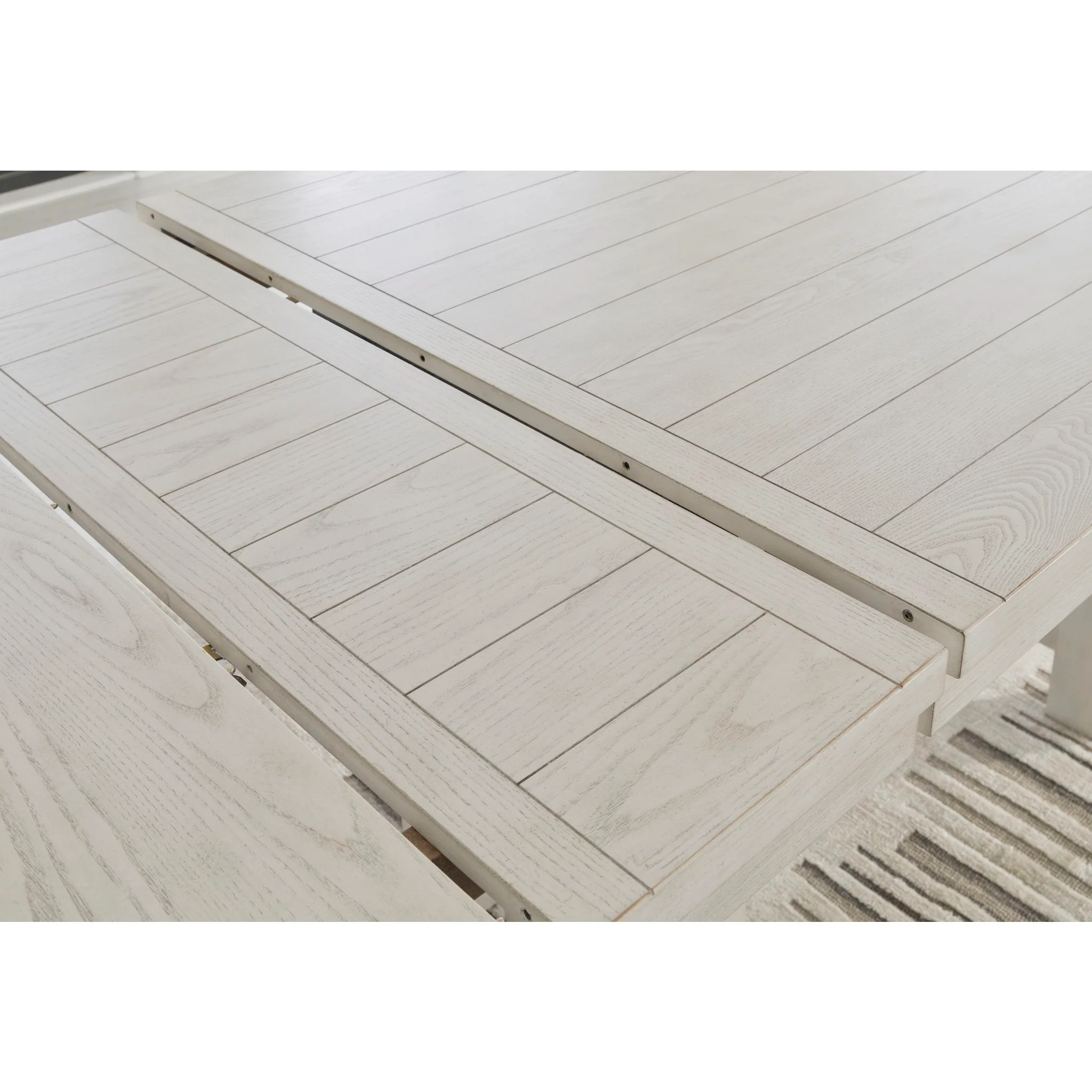 Robbinsdale Counter Height Extension Table - Antique White - (D642-32) - Image 10