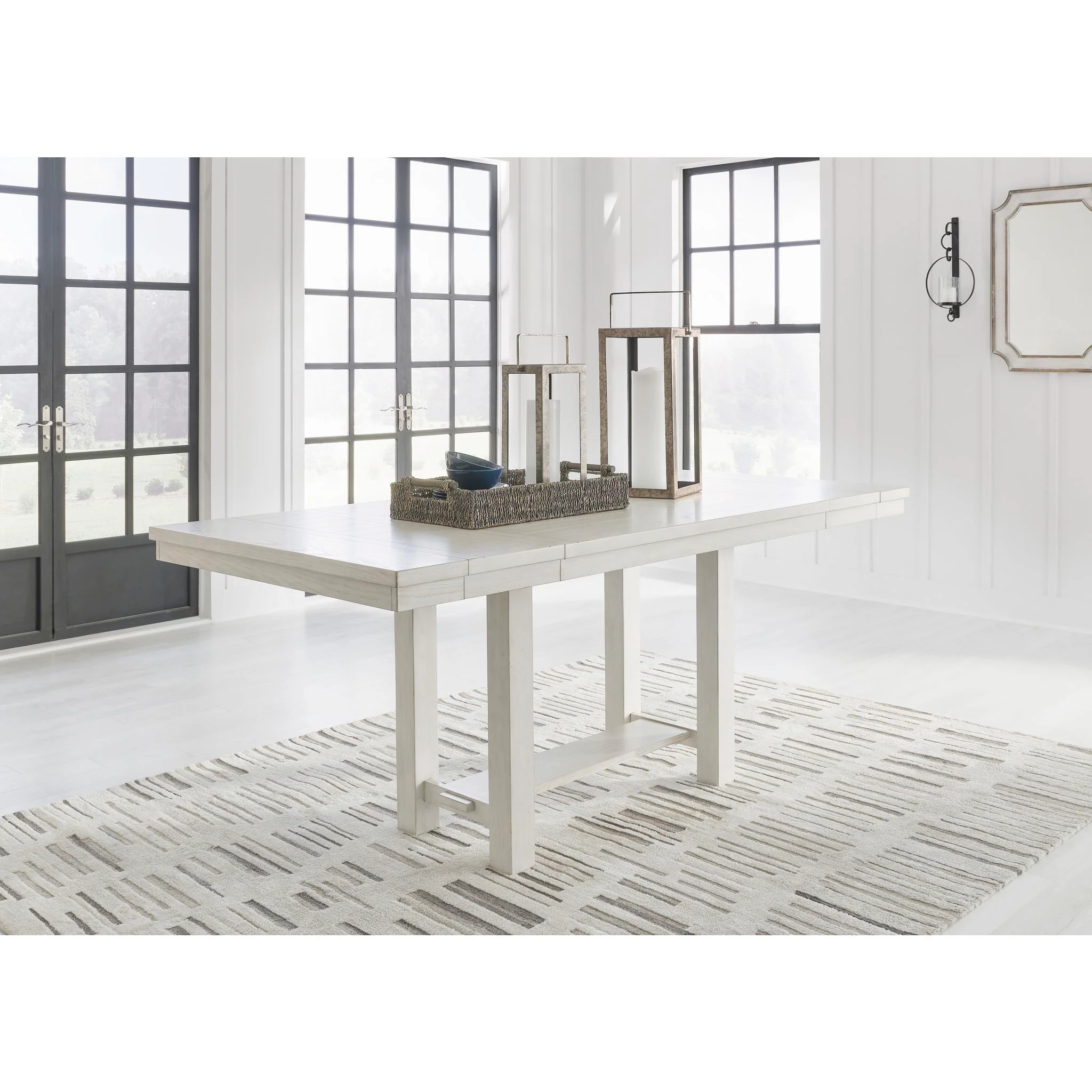 Robbinsdale Counter Height Extension Table - Antique White - (D642-32) - Image 2