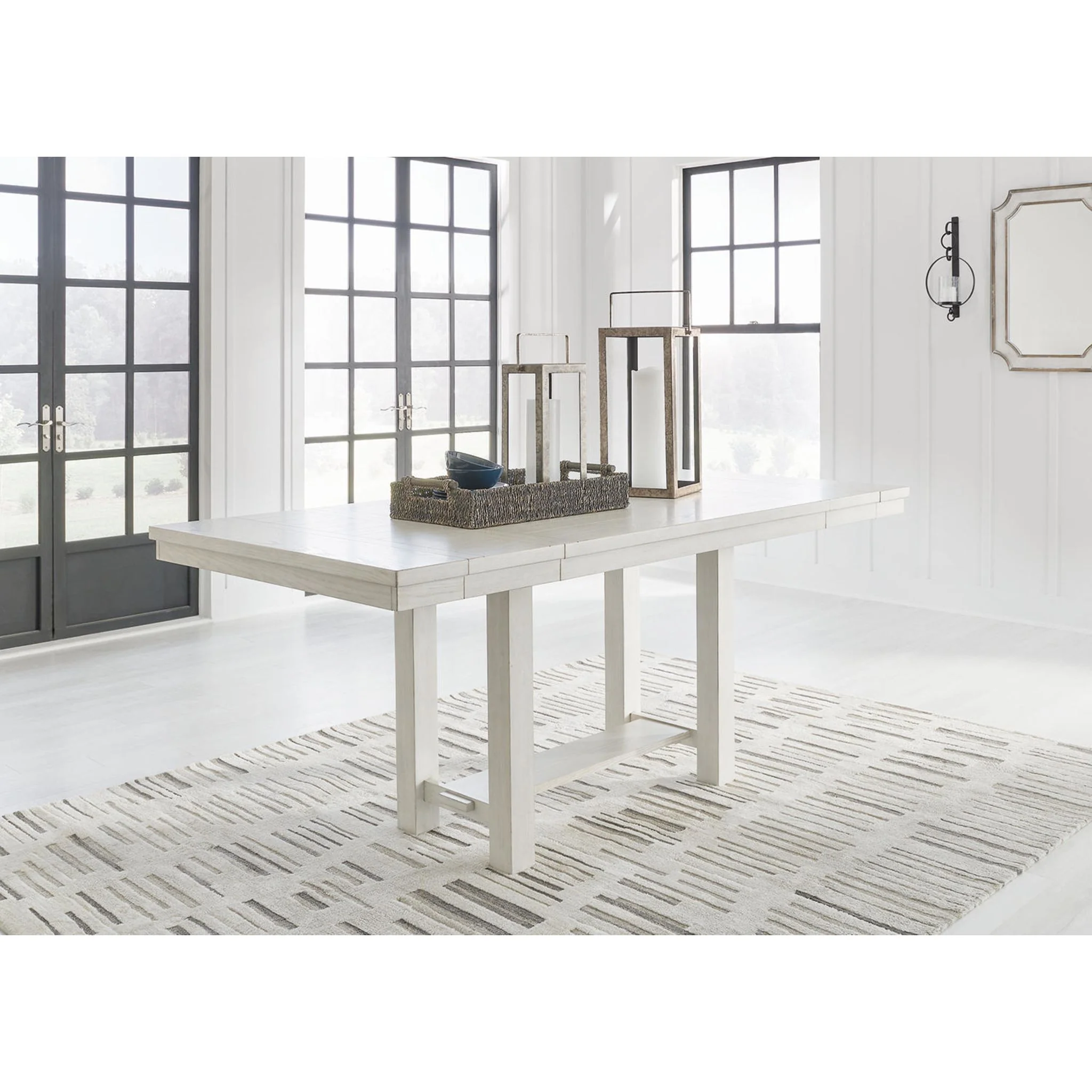 Robbinsdale Counter Height Extension Table - Antique White - (D642-32) - Image 24