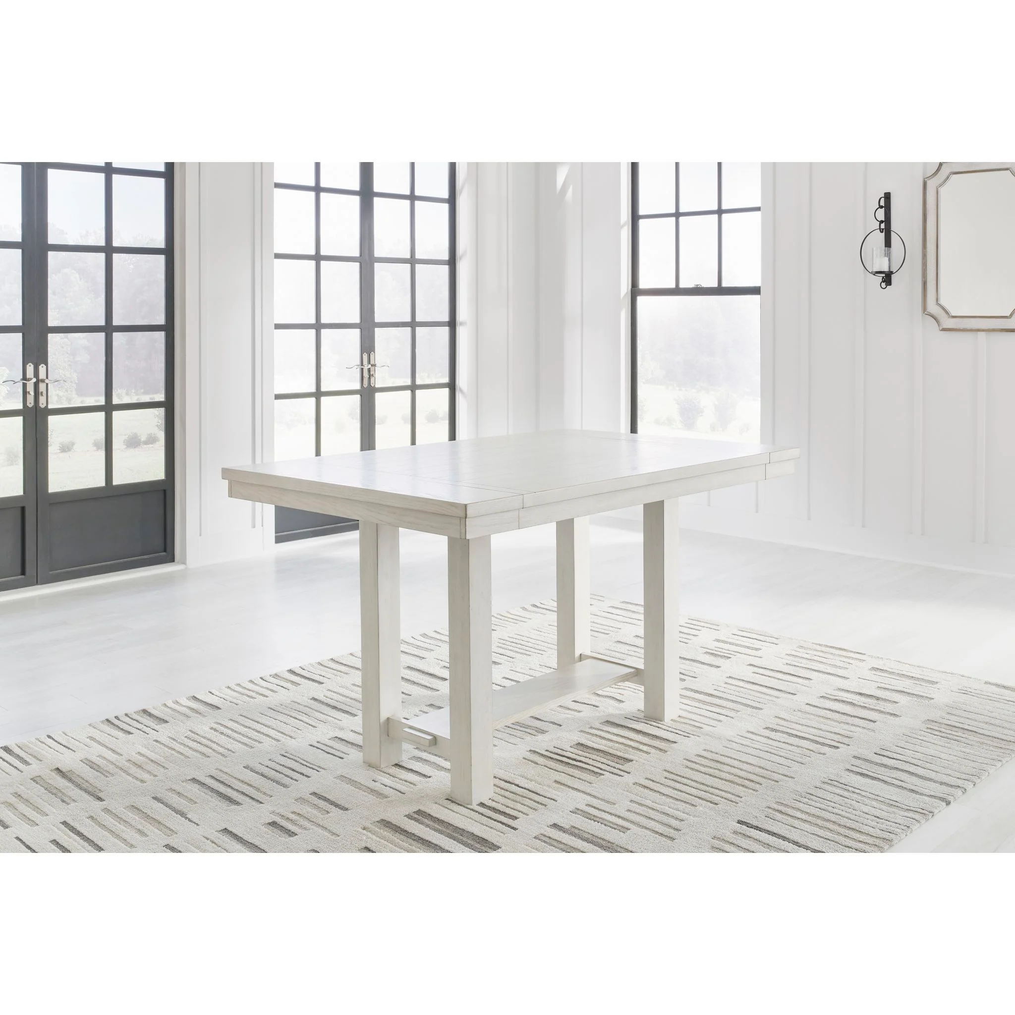 Robbinsdale Counter Height Extension Table - Antique White - (D642-32) - Image 3
