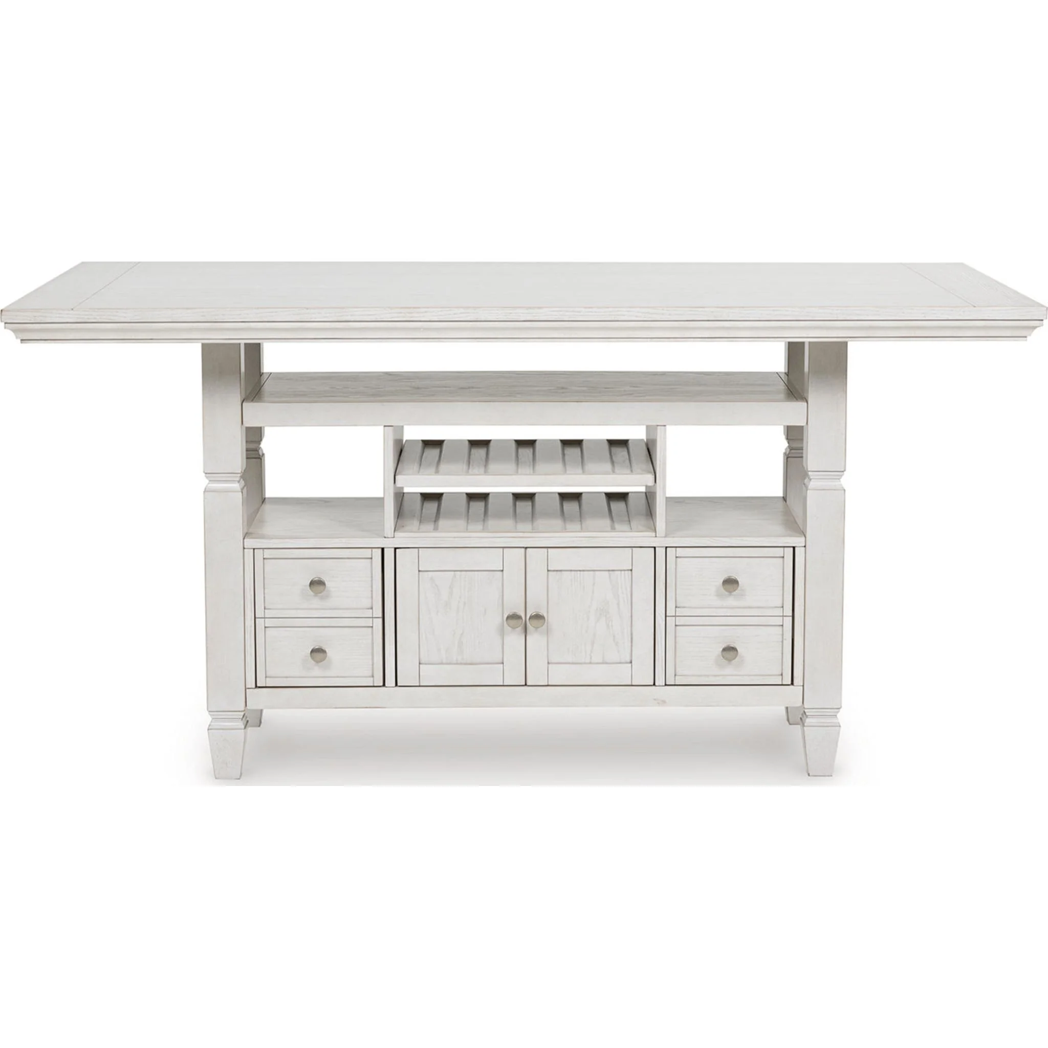Robbinsdale Counter Height Table - Antique White - (D642D7) - Image 5