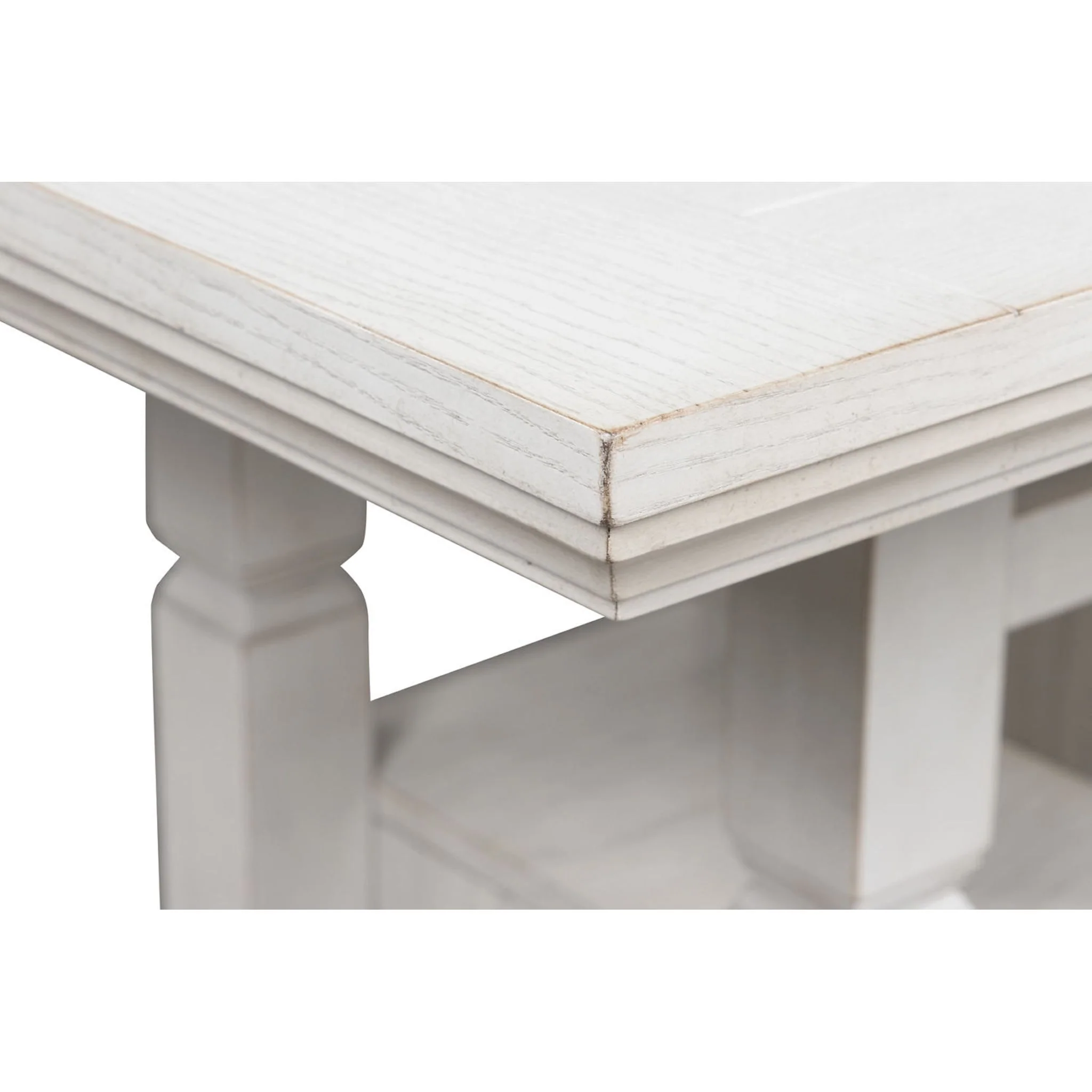 Robbinsdale Counter Height Table - Antique White - (D642D7) - Image 9