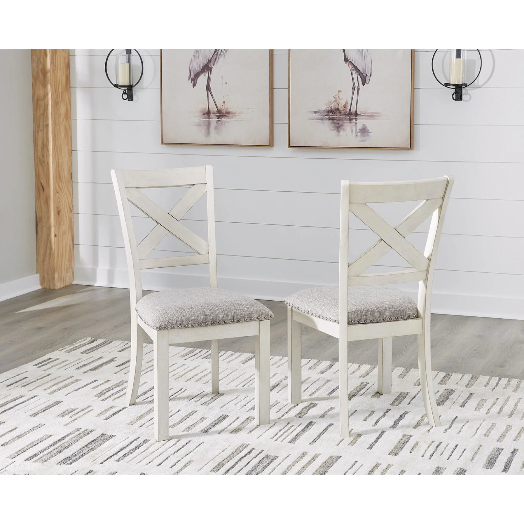Robbinsdale Dining Chair - Antique White - (D642-01) - Image 2